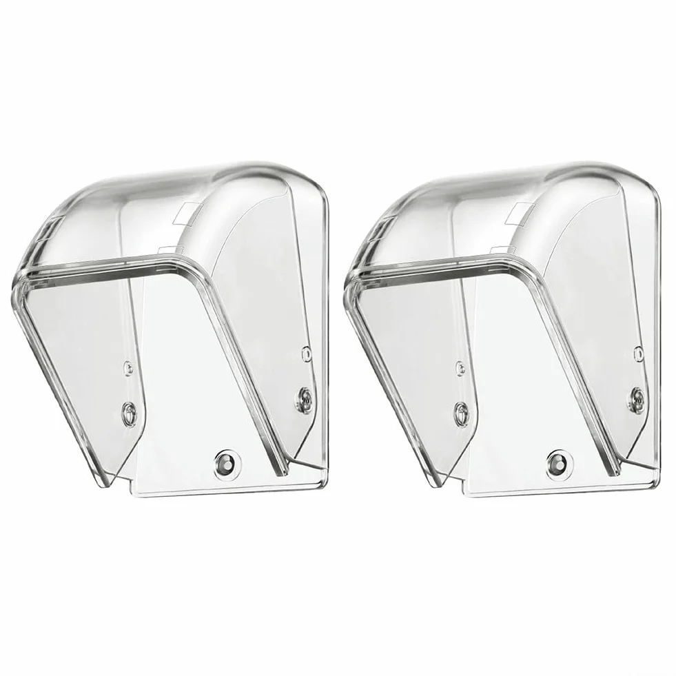 Caja impermeable transparente para timbre inalámbrico exterior protección cubierta