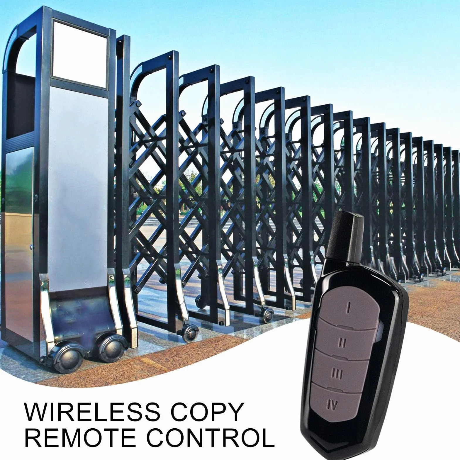 Dispositivo de clonación remota universal de MHz: copiadora de llavero con múltiples botones para puertas de garaje, portones y sistemas de vehículos, control remoto inteligente compacto para