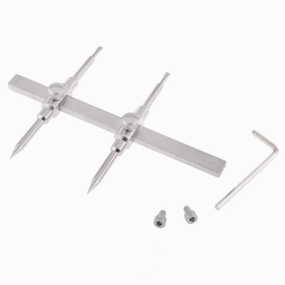 tooloflife Llave inglesa de lente, apertura ajustable de reparación lente de cámara de acero inoxidable compatible con herramienta para lente de cámara de 10 mm a 130 mm