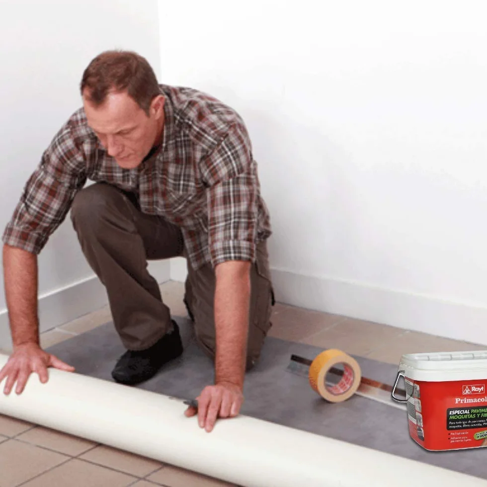 Rayt 1273-23 Primacola C-20 Adhesivo acrílico para pavimentos flexibles PVC moquetas vinilo 5 kg