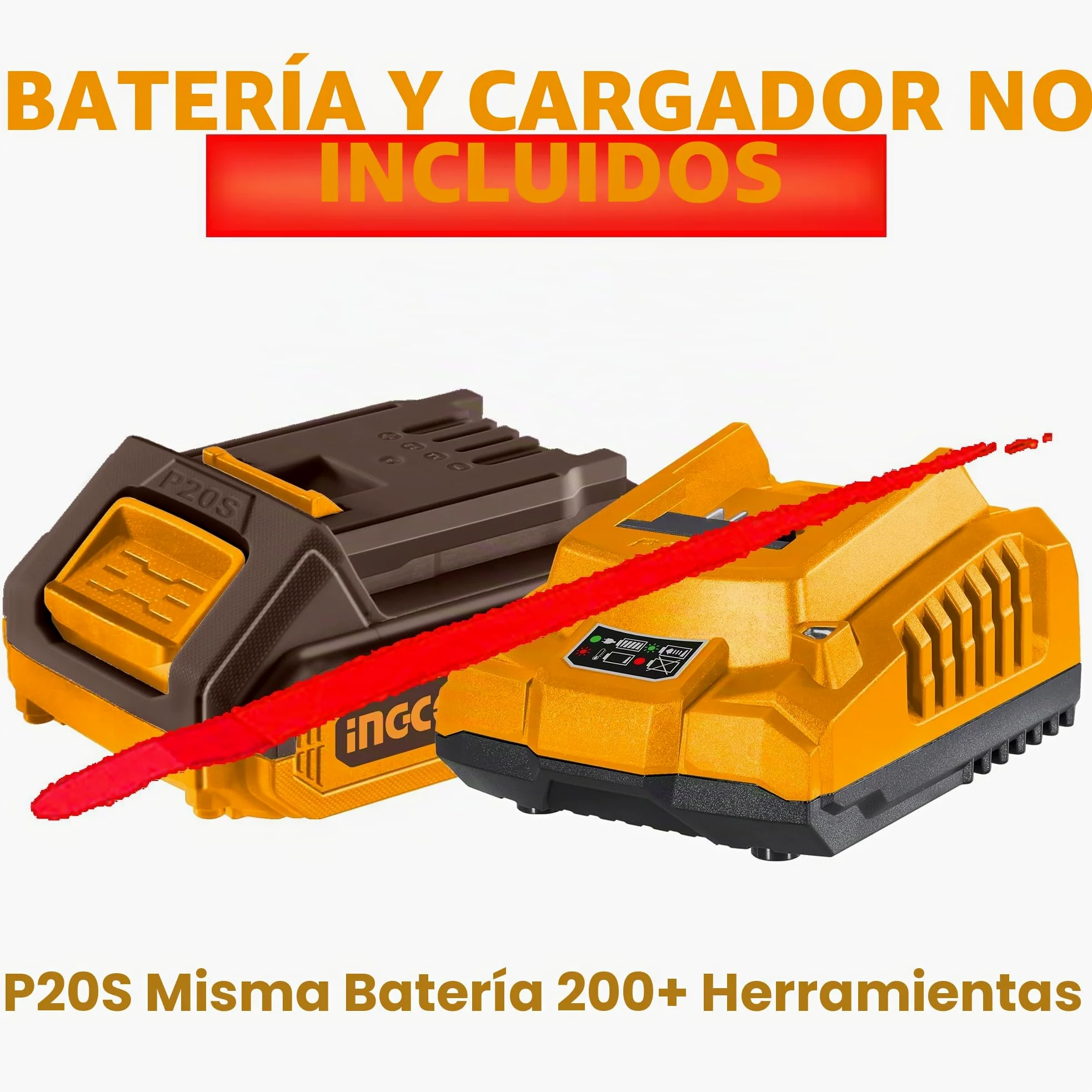 INGCO Amoladora angular inalámbrica de 20 V (producto solo) 115 mm, 1000 W, motor sin escobillas, variable de 3 velocidades, 3000/6000/9000 rpm para cortar, pulir y afilar CAGLI27153