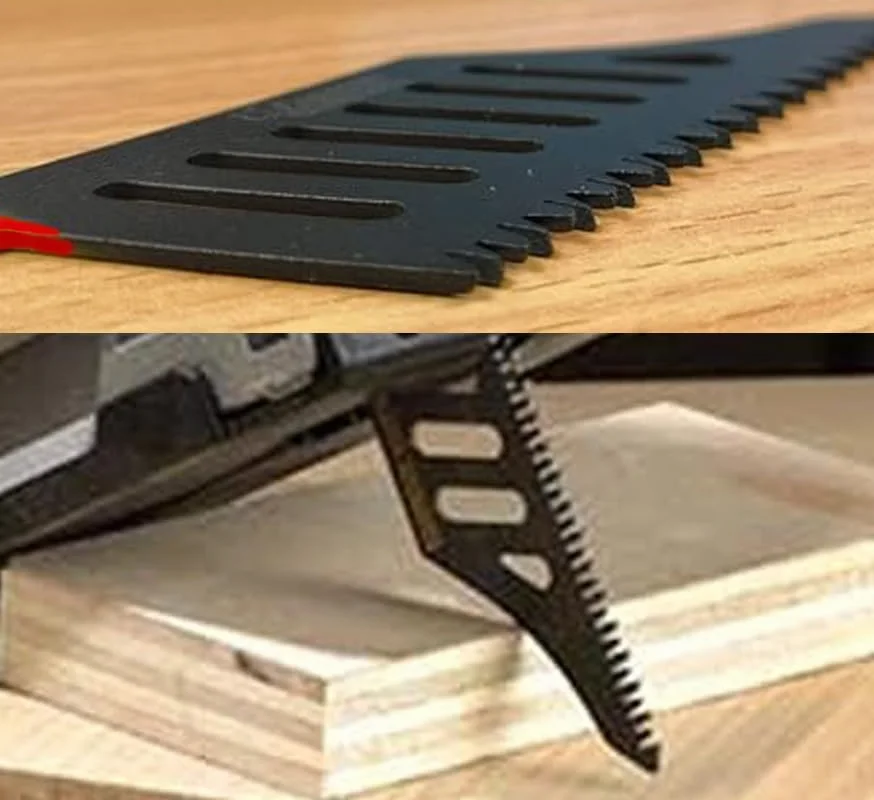 5 piezas / 1 juego de herramientas de corte de hoja de sierra de calar de 112 mm 11TPI para madera y plásticos, herramienta de corte rápido, hoja de sierra