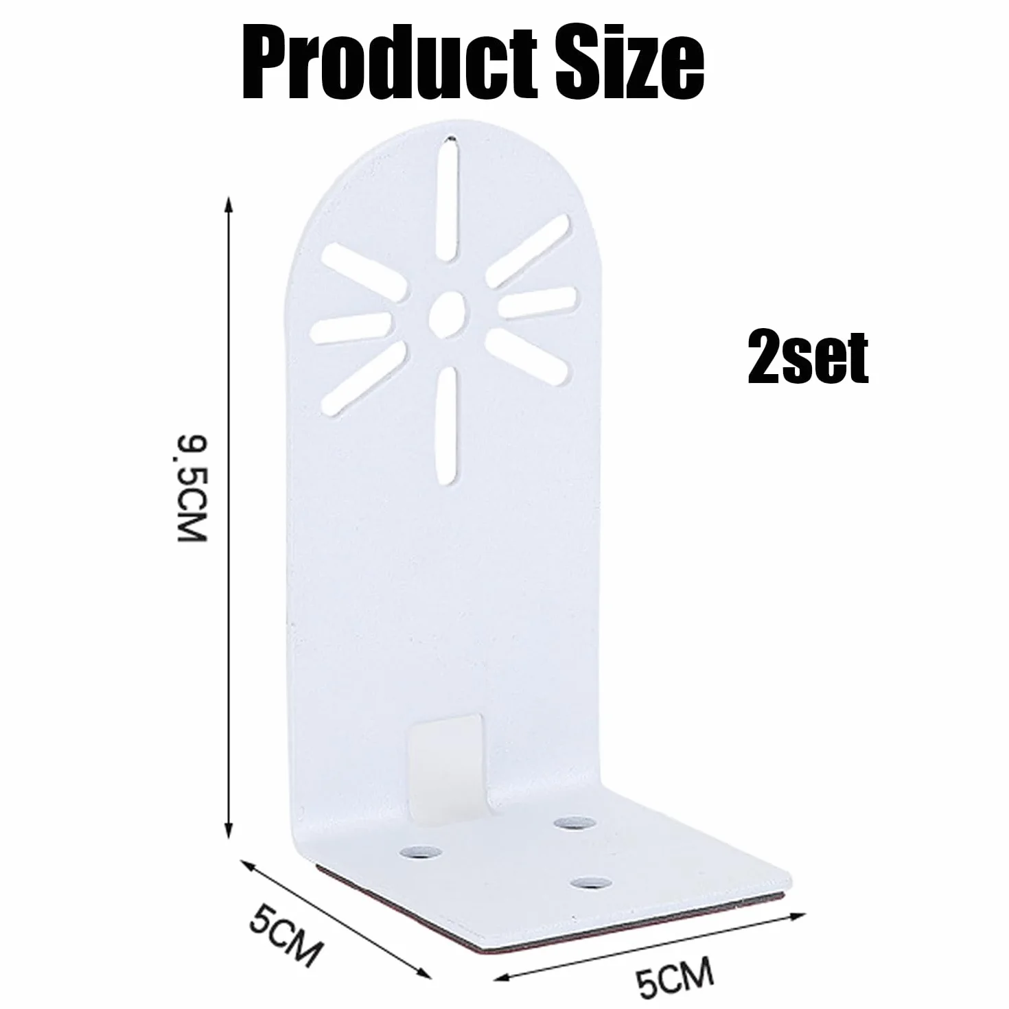 2pcs Soporte Camara vigilancia tapo Montaje Pared Universal para cámara de Techo en Forma L Cámara Metálico Accesorios Cámara Vigilancia Sistema Seguridad