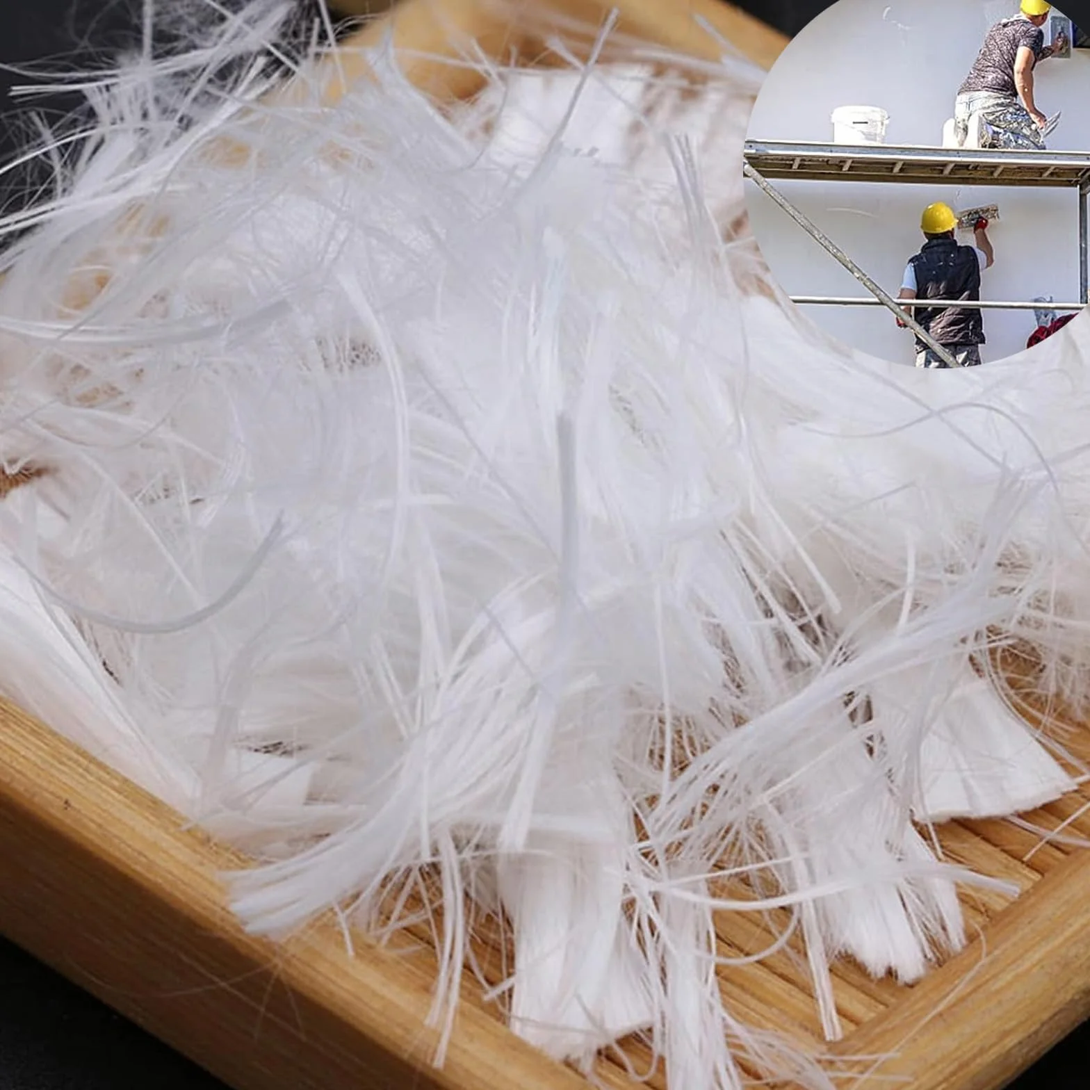 Fibras de polipropileno para hormigón y pavimento, 1000 g, 3 mm, refuerzo de fibra de vidrio para evitar grietas