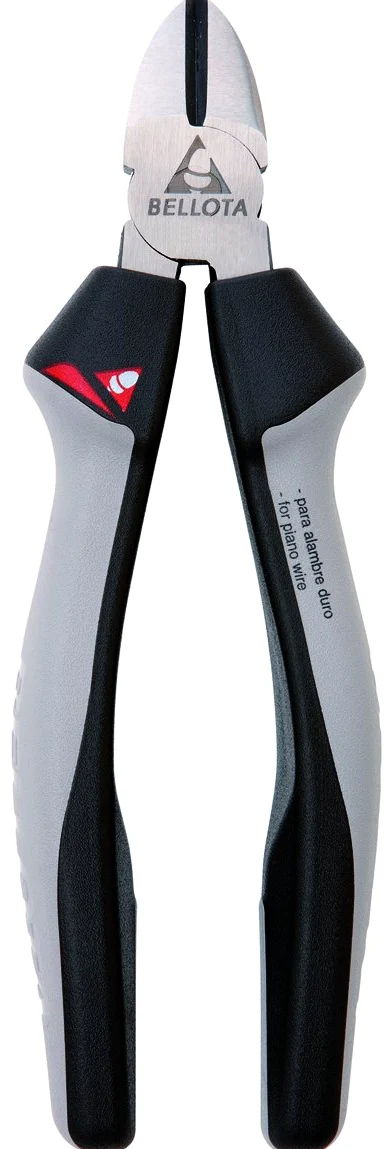 Bellota 6110-160 BIM - Alicate de corte con mango bimaterial, gris, 160 mm