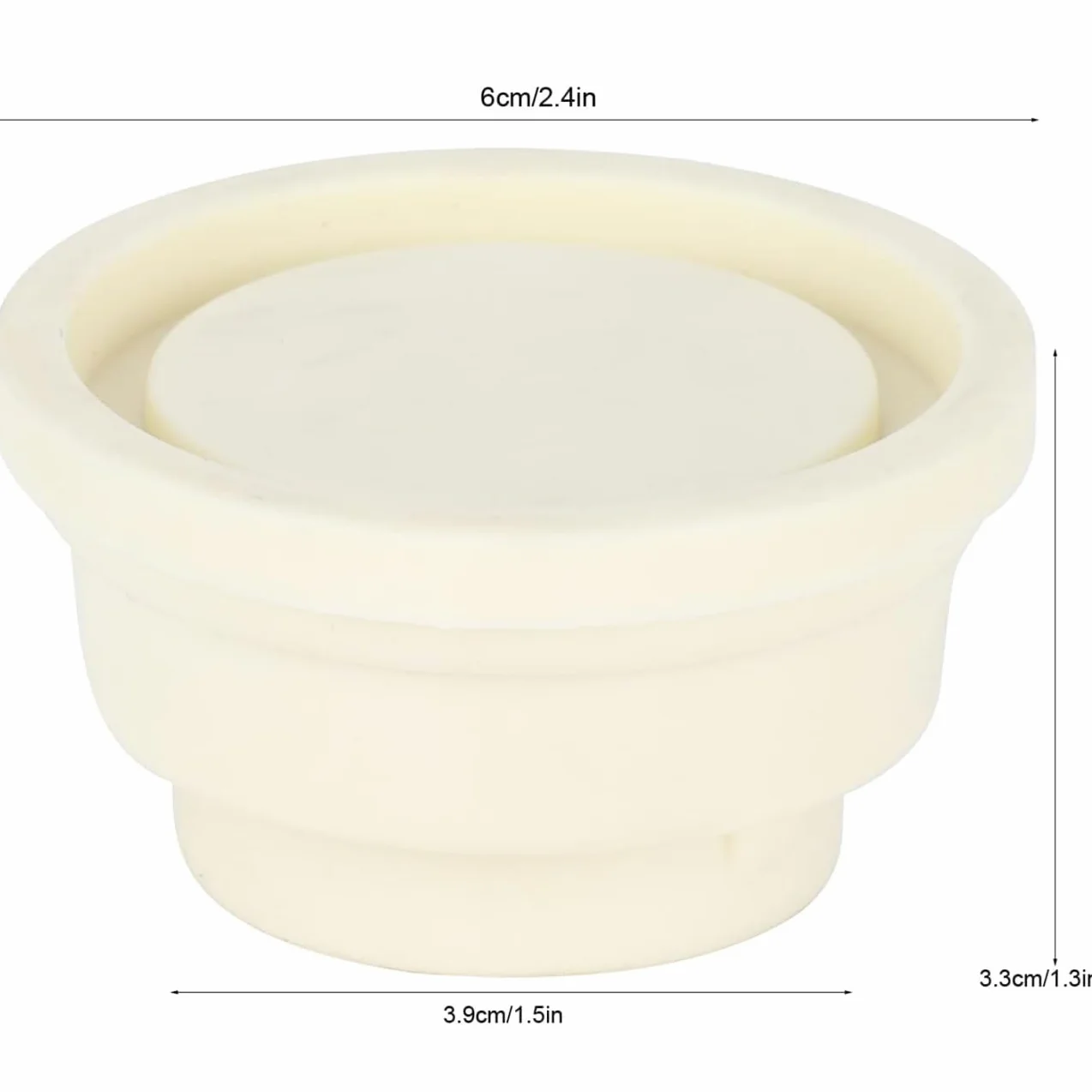 Tope de Seguridad para Escalera de Piscina,2 Piezas Suministros para Piscinas Parachoques de Escalera Blancos para Escaleras de Piscina Tapón de Goma para escaleras de Piscina