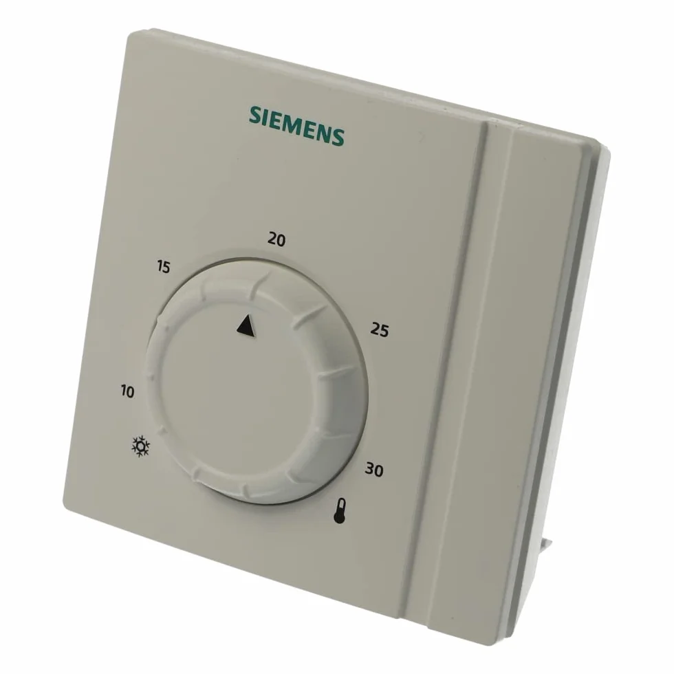 RAA21 | RAA21-GB | SIEMENS RAA21-GB ELECTROMECHANICAL ROOM THERMOSTAT, BASIC MODEL GB MARKET