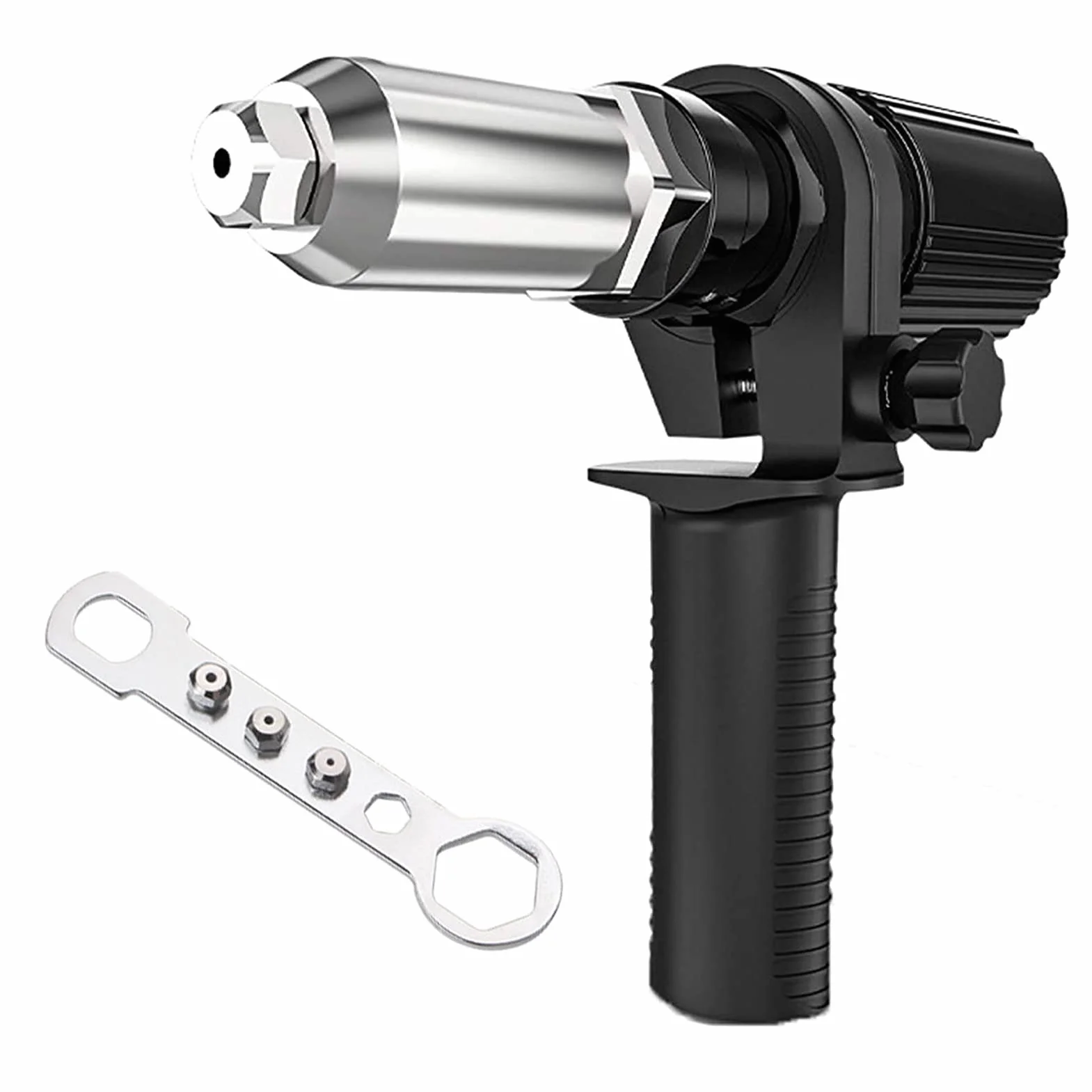AolKee Remachadora Eléctrica Con Adaptador Para Taladro - Kit de Pistola Remachadora Para Taladros Eléctricos Inalámbricos