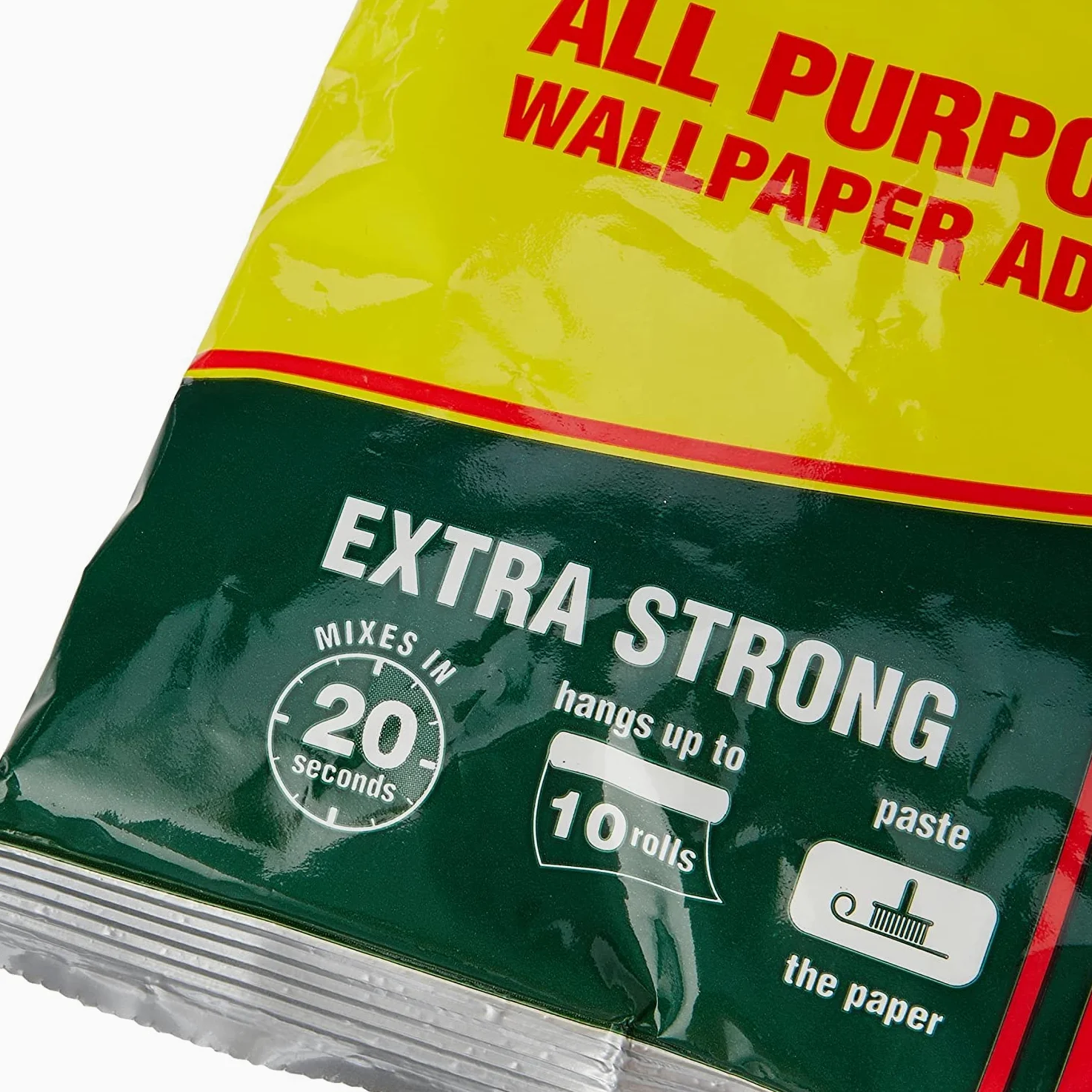 Solvite - Adhesivo extra fuerte para papel pintado (10 rollos), 185g