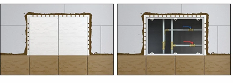 Puerta de revisión para puerta de inspección magnética para azulejos de la barra: 150 x 150 mm