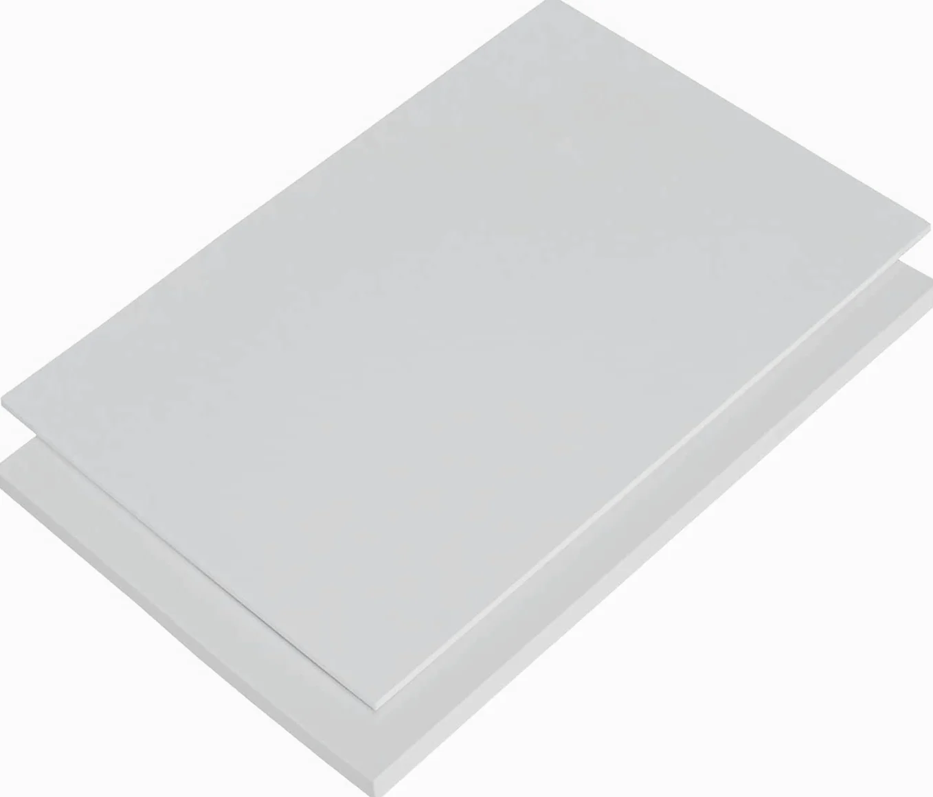Placa de PVC rígido S-Polytec, corte en varias medidas | BLANCO | UV-estable | DIFERENTES GROSORES | CALIDAD TOP | (2 piezas | 20 x 30 cm, 3 mm BLANCO)