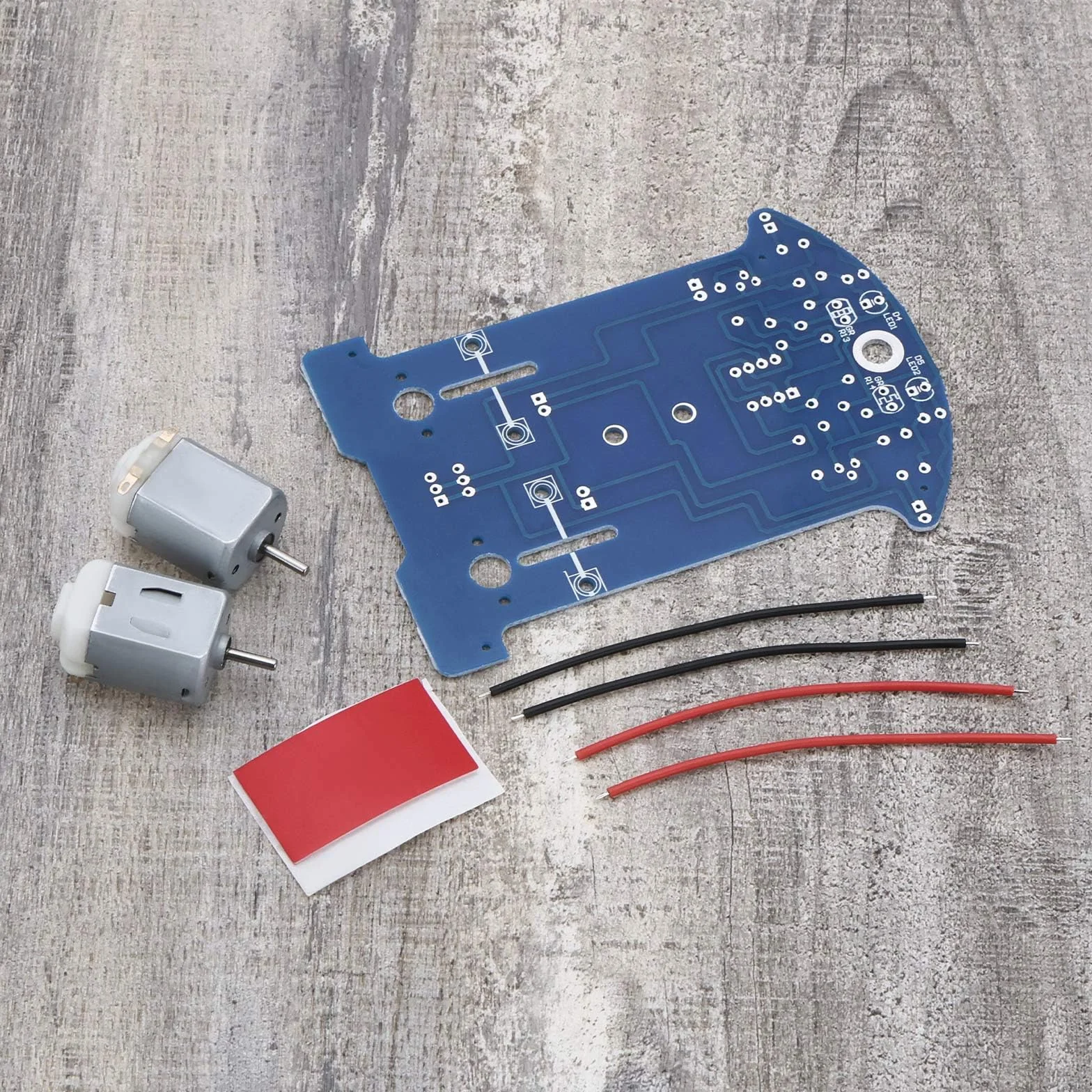 The Lord of the Tools 1 juego de proyectos de soldadura inteligente de coche D2-5 Smart Tracking Robot Car Sets Soldering Learning Electronics Set para bricolaje electrónico