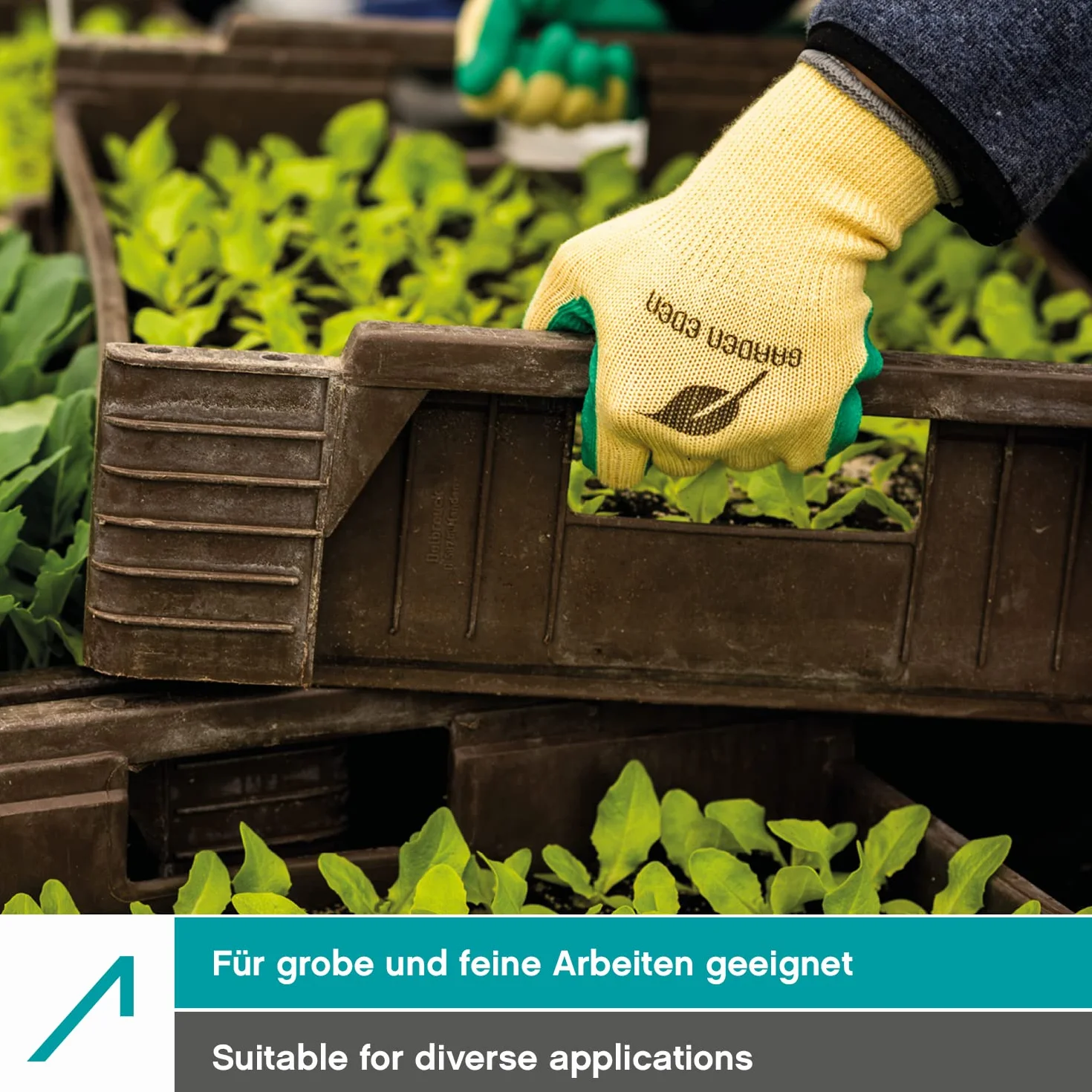 ACE Guantes de jardinería Garden Eden 3 pares antideslizantes flexibles EN 388 L