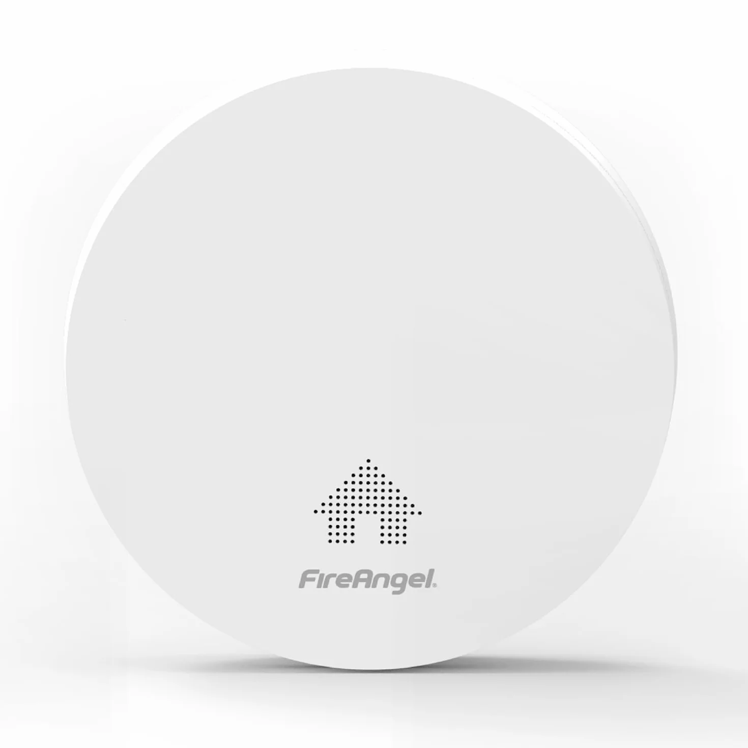 FireAngel Detector de Humo Óptico Ultrafino FA6629S - Alarma de Incendios para Hogar con Batería de 10 Años de Duración - 115 mm x 23.5 mm