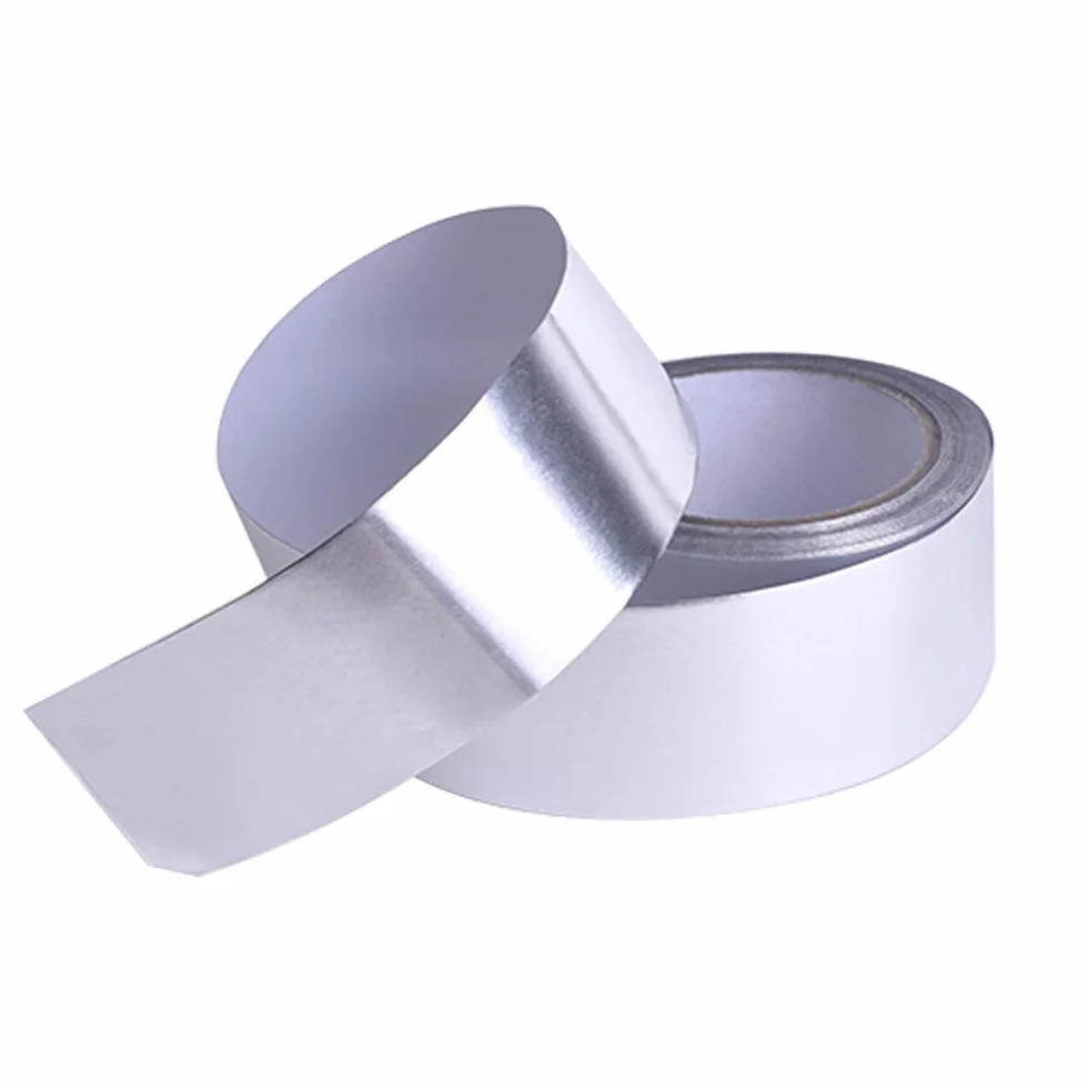 50 m x 20 mm Premium aluminio lámina adhesiva cinta con adhesivo conductor, cinta adhesiva de aluminio sellado, para HVAC Reparación, Conductos, Aislamiento