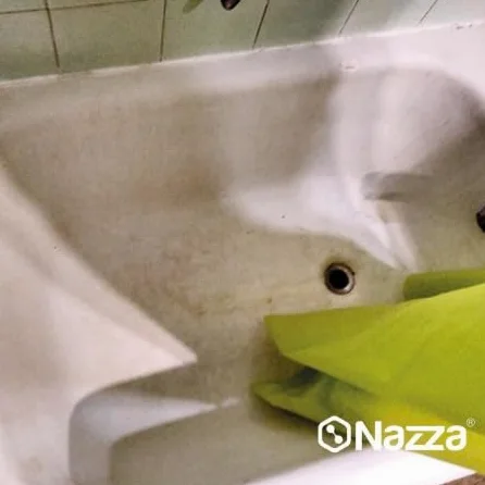 Nazza Esmalte para Bañera de Dos Componentes - Pintura para Bañeras y Sanitarios de color Blanco en 1L - Kit de Reparación de Bañera 800ml+200ml (A+B) - Acabado Brillante