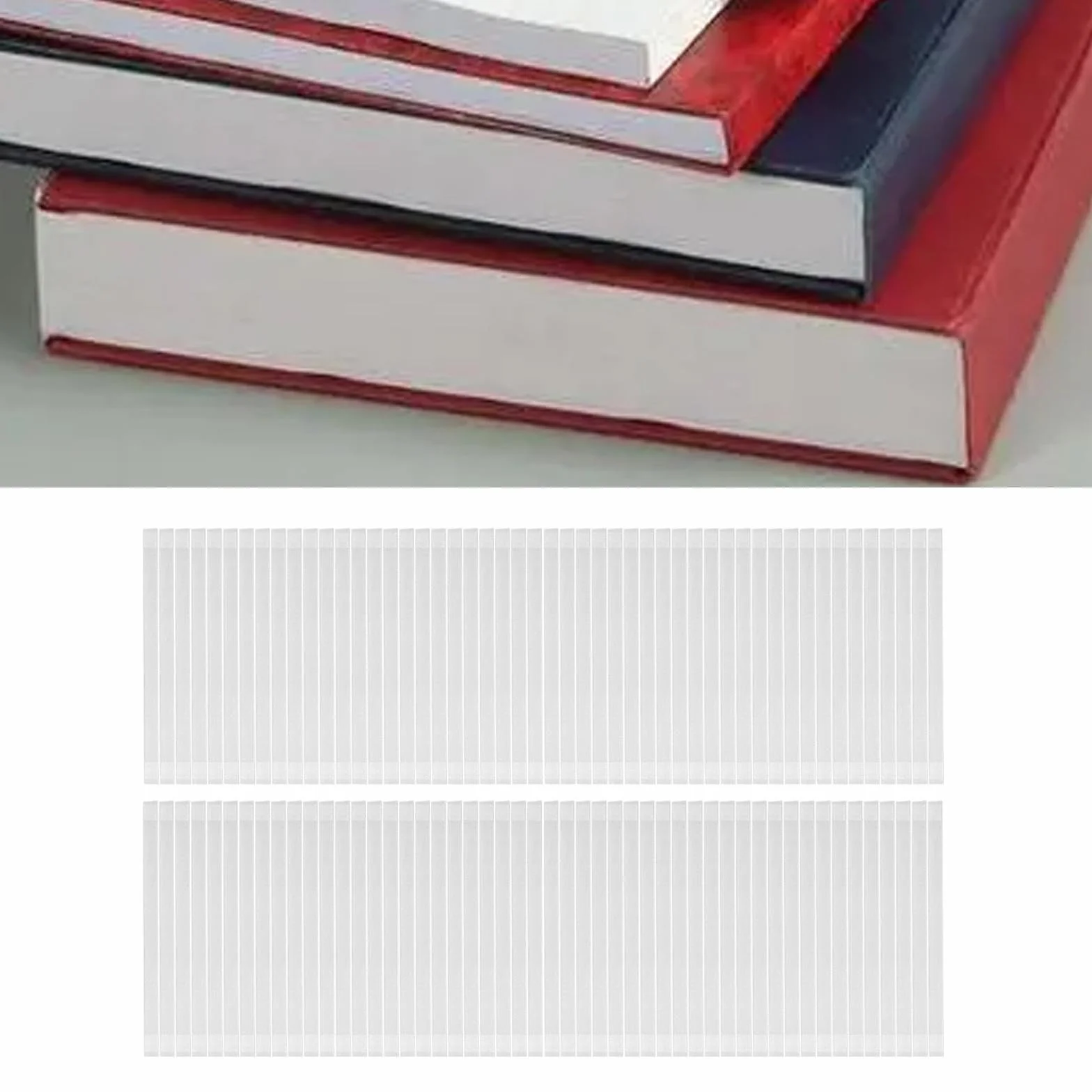 Generic Tiras de pegamento térmico EVA, tiras de pegamento termofusible, pegamento para encuadernación de libros de 10mm, tiras de encuadernación, 100 Uds.