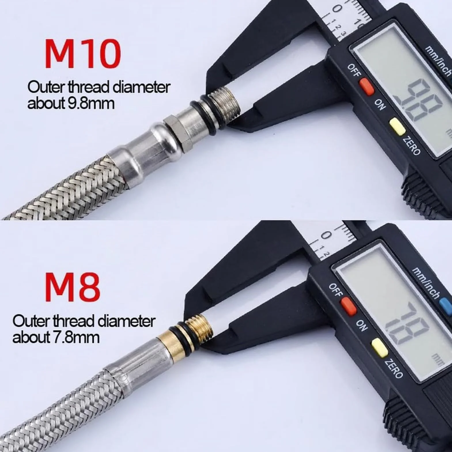 Manguera de conexión de entrada especial para grifo extraíble de cocina y baño, adaptador de extensión enchufable M8,manguera enchufable 29cm