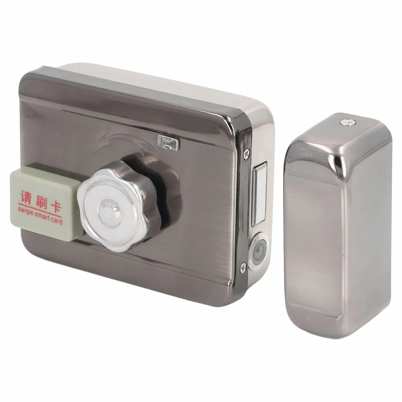 Cerradura de Puerta con Cerrojo Electrónico sin Llave, de Control Acceso Alta Seguridad para Oficina en Casa, Acero Inoxidable