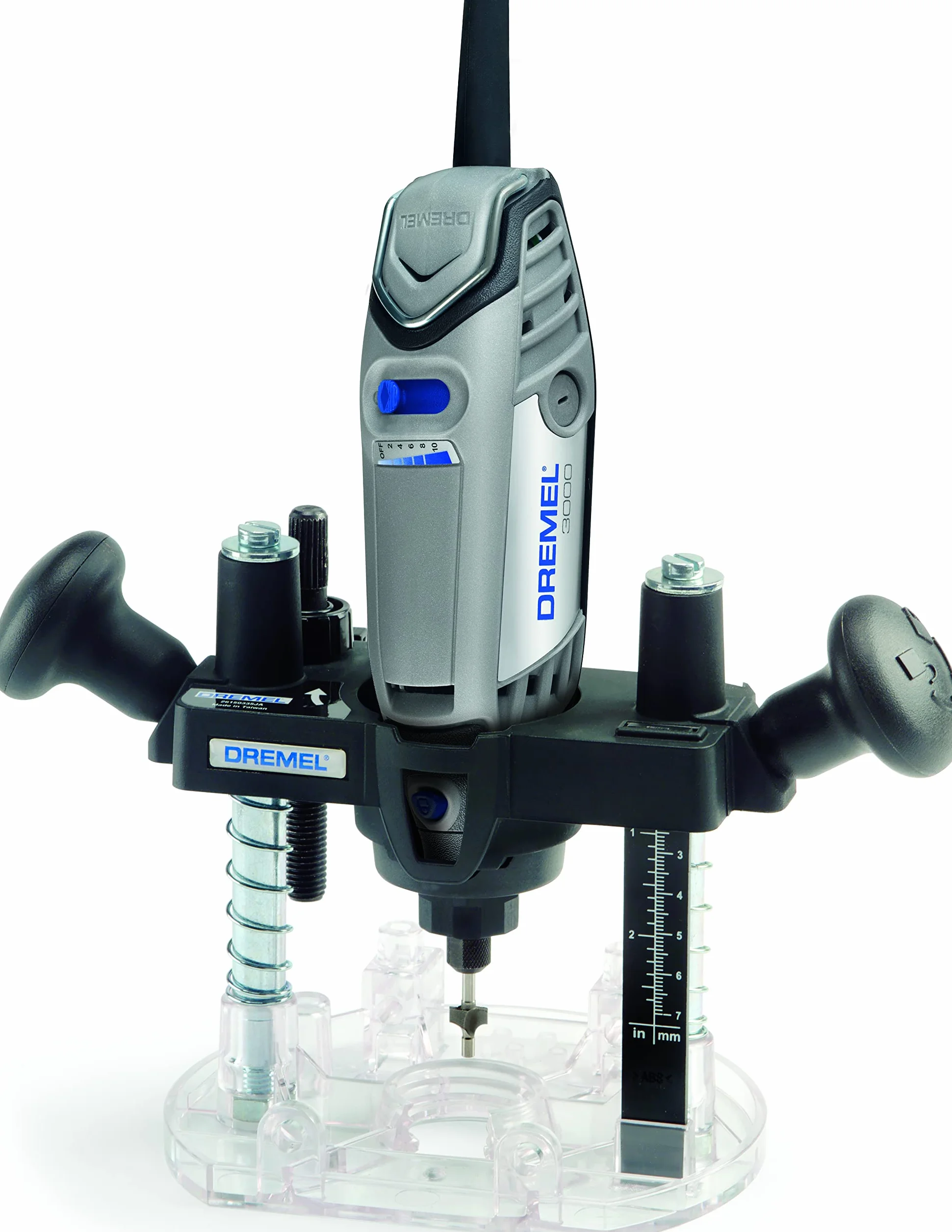 Dremel 335 Complemento Herramientas Rotatorias para Fresar por Inmersión, longitud de Trabajo 70mm, Profundidad de Trabajo 18cm [Clase de eficiencia energética A]