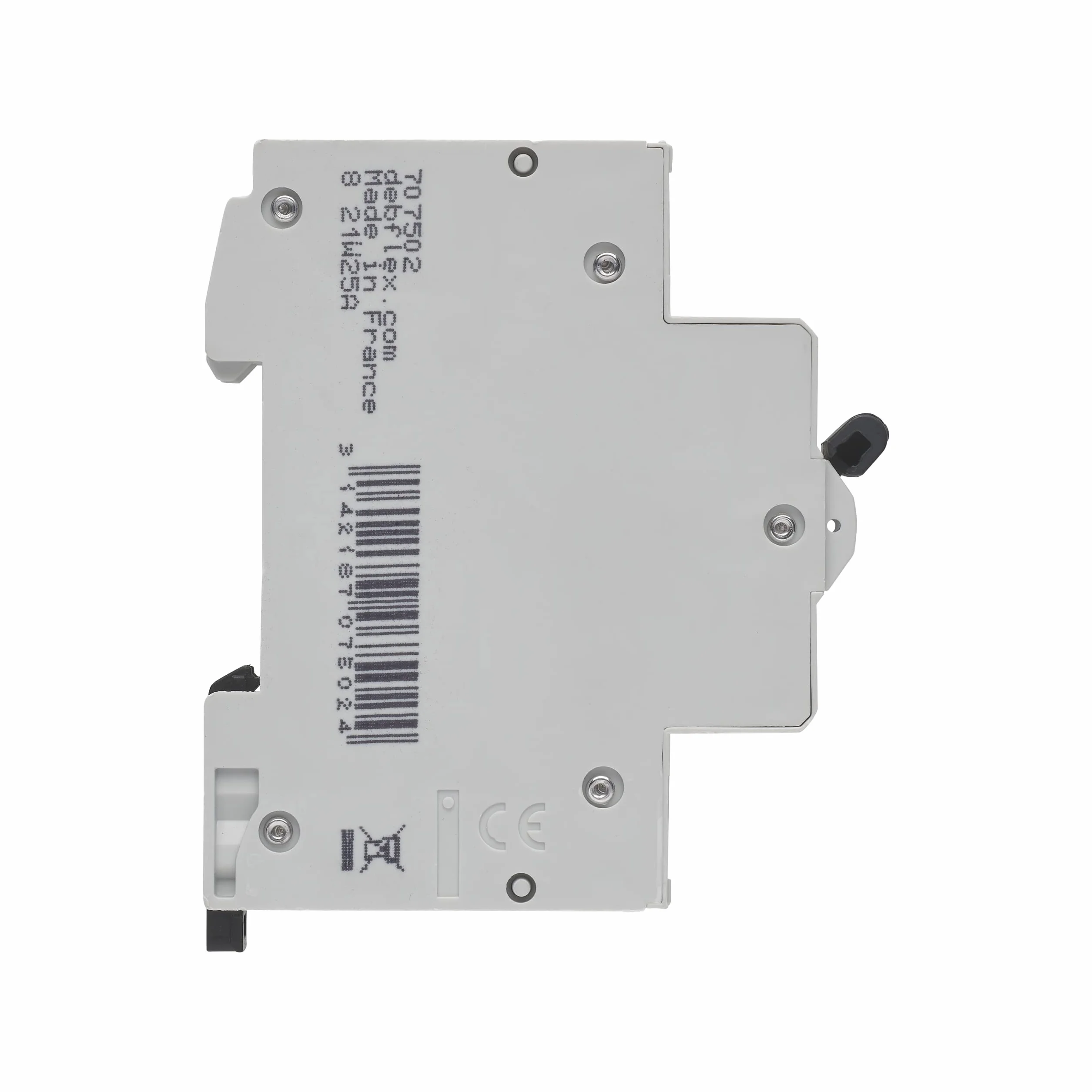 DEBFLEX Disyuntor 10A Fase + Neutro 3KA Módulo Cortocircuitos Certificado NF Gris