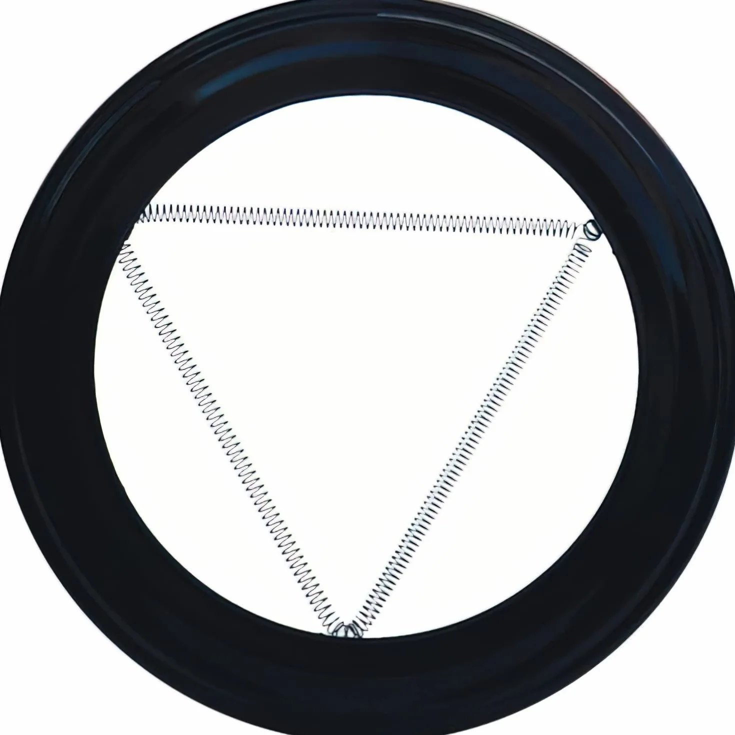Plafón Embellecedor de Color Negro Para Estufa 150 mm.