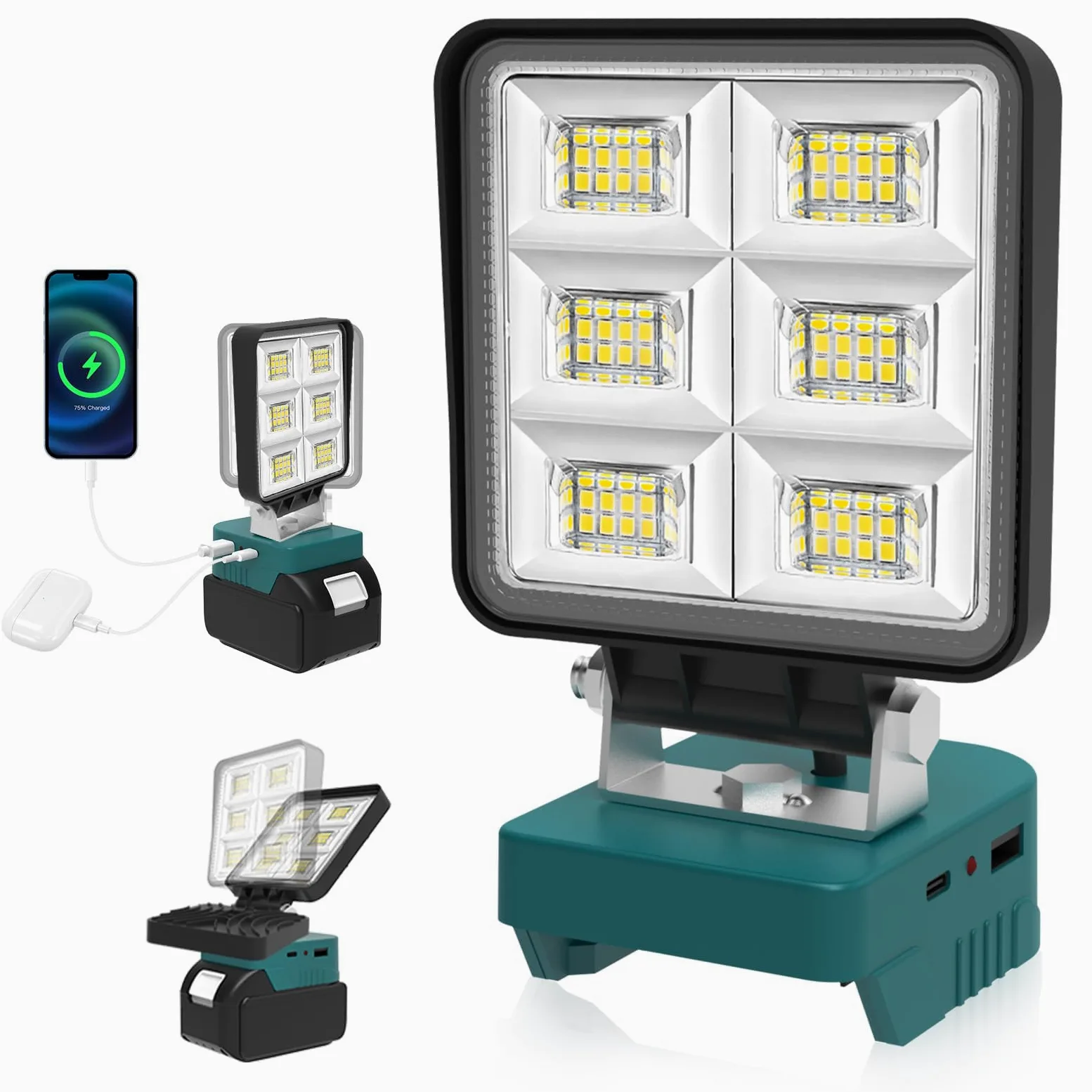 Iluminadores multifuncionales para reparación de automóviles y uso doméstico con construcción de ABS y reparación automotriz de alta intensidad