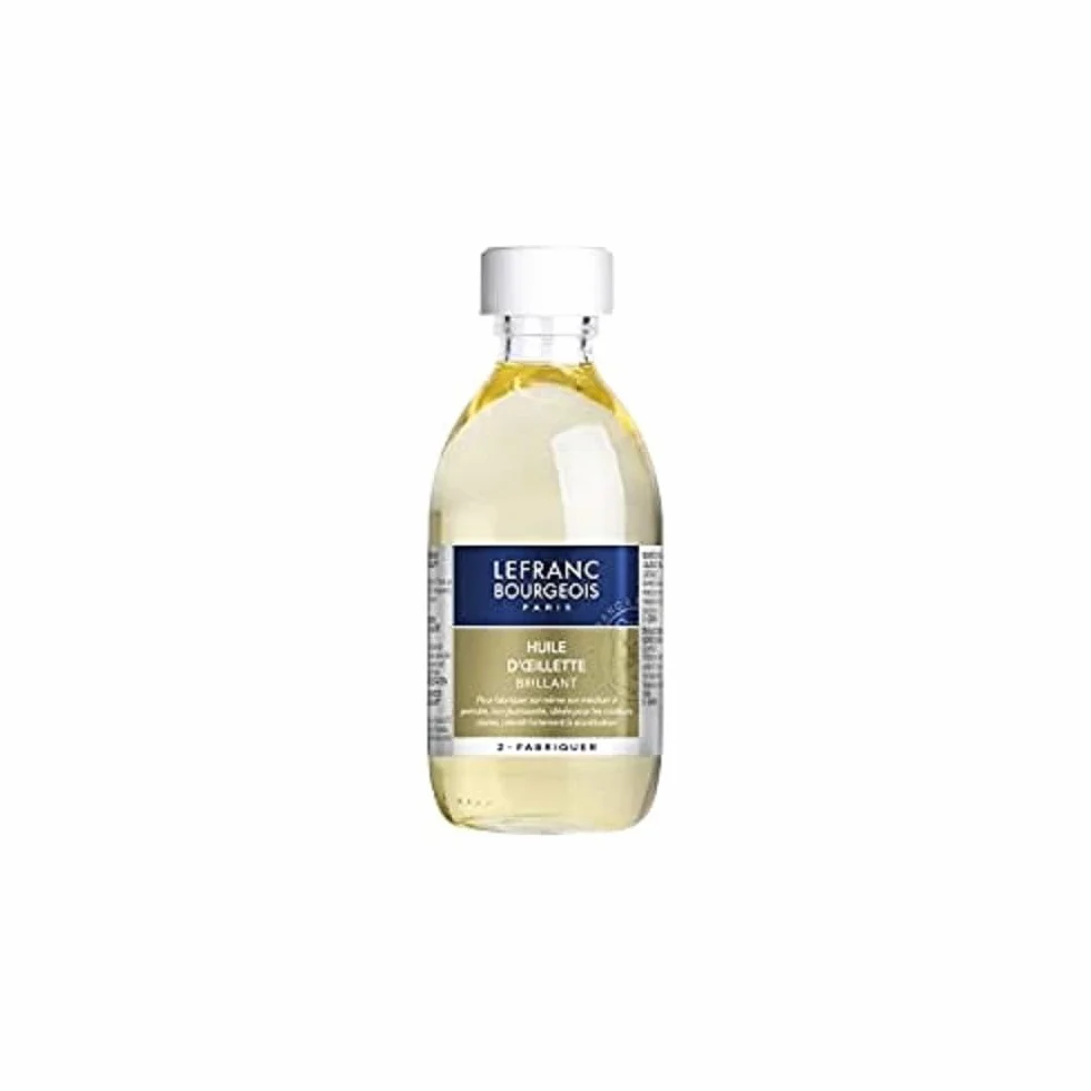 Lefranc Bourgeois Aditivo para Pintura al Óleo - Aceite de Amapola, Frasco de 250 ml
