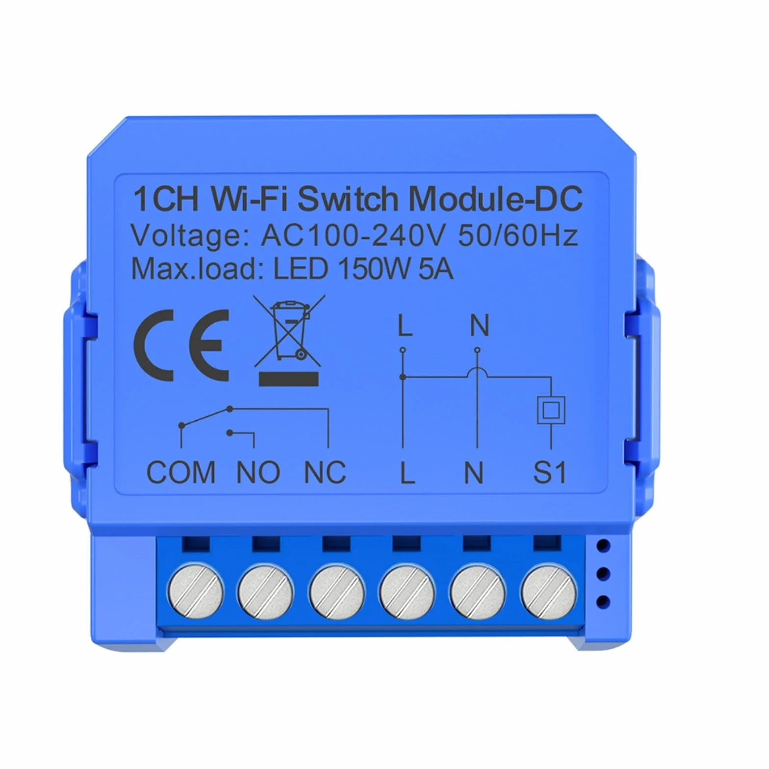 Módulo de conmutación de relé inteligente para Tuya para WIFI para conexión en seco sin contacto, interruptor inteligente de bajo voltaje (CA 110 V-240 V)