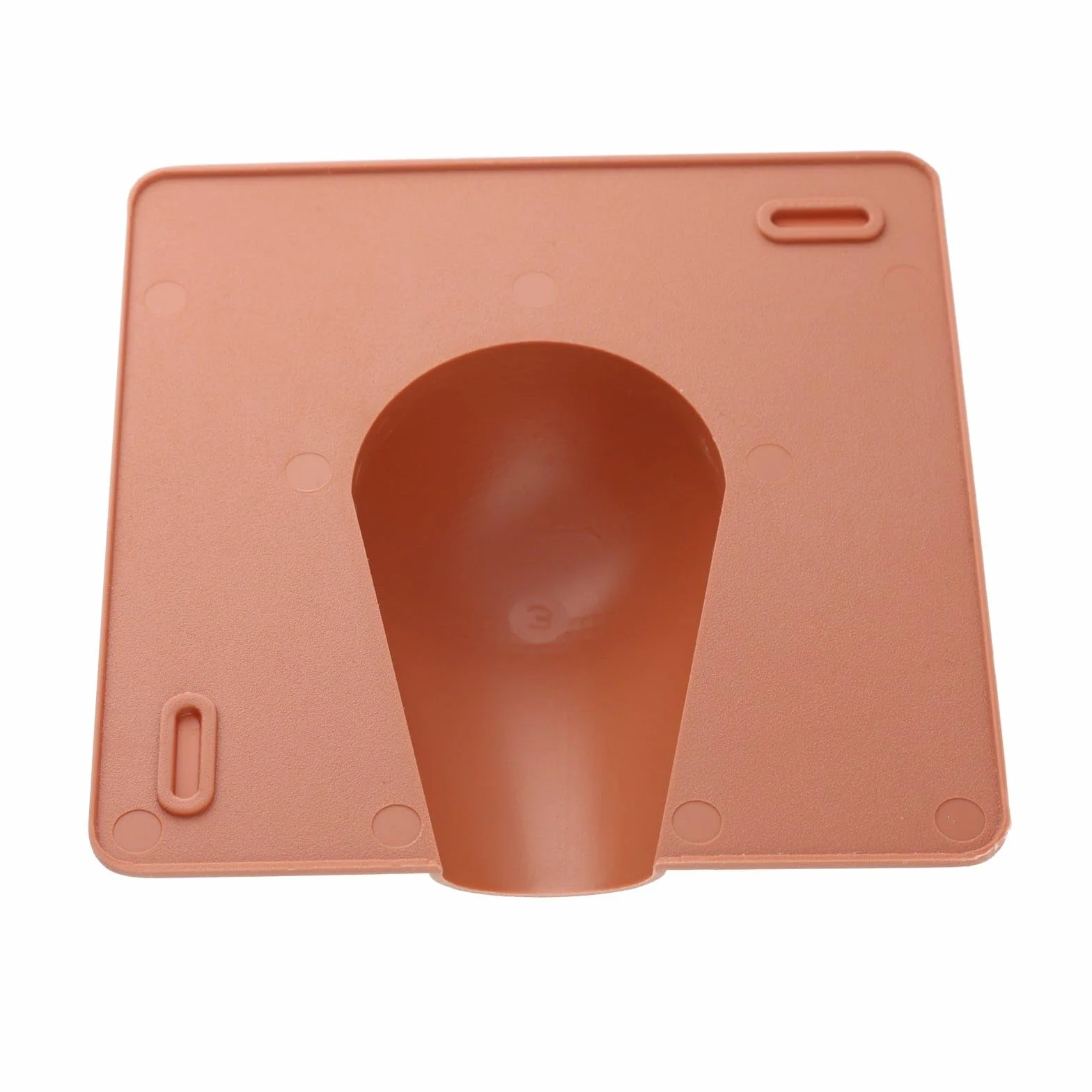 Cubierta de Pared Exterior para Cables Marrón 110 x 110 x 33 mm Impermeable