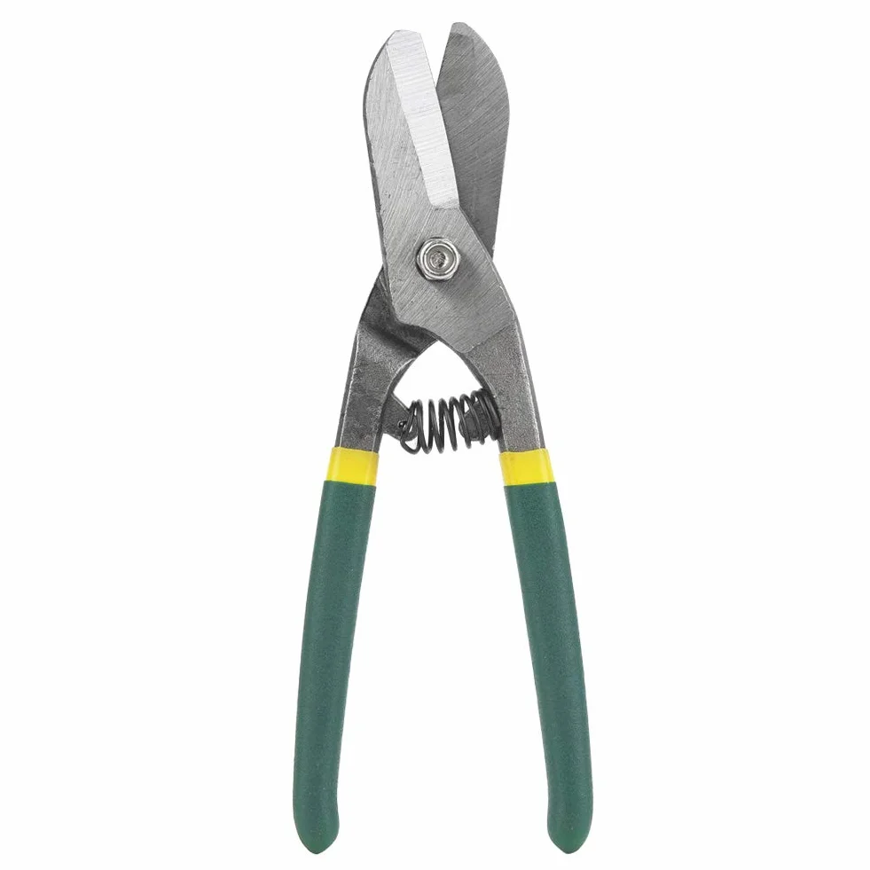 Hyuduo Tijeras de Hojalata de Corte Recto Tipo Alemania, Tijeras de Metal, Tijeras, para Cortar Aluminio, Chapa, Cuero, Cartón Y Plástico(10Inch)