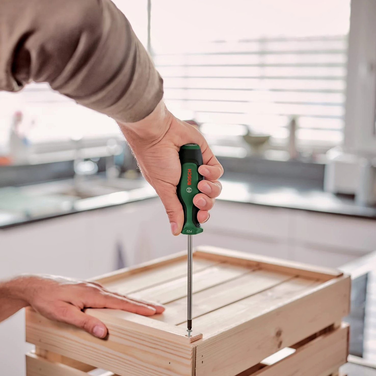 Bosch Juego de destornilladores, 8 piezas (8 destornilladores de alto rendimiento para bricolaje; acero S2; empuñadura suave; punta magnética)