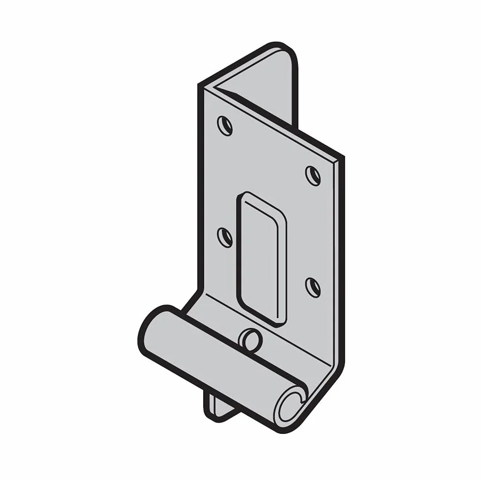 Hörmann Pieza de fijación (para puertas de garaje, herrajes Z, BZ, izquierda, elemento de conexión entre puerta de garaje y sistema de rodillos) 3055052