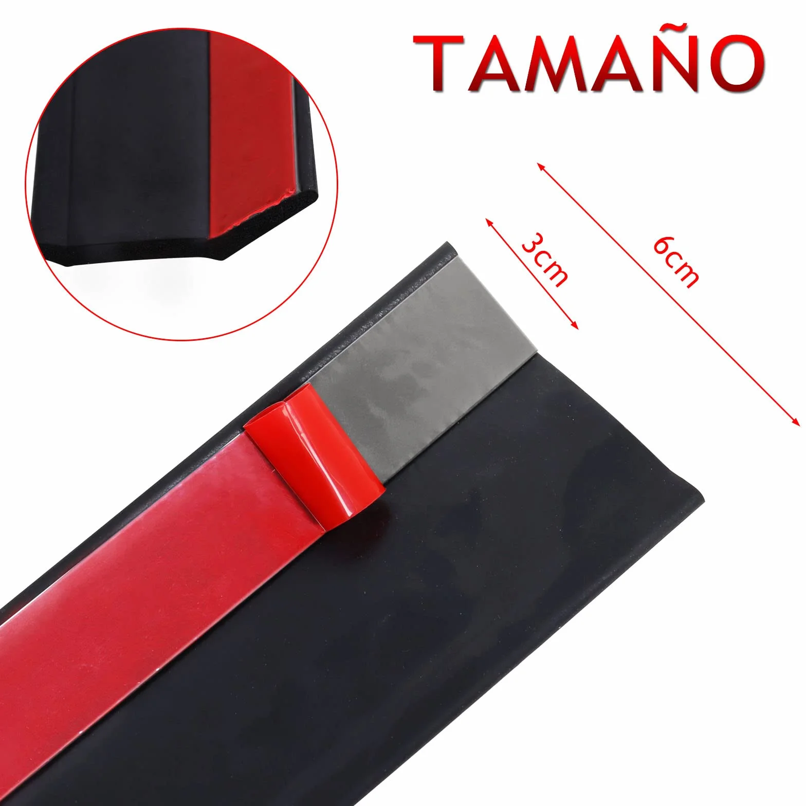 Burlete para Puerta de Garaje, Sello de Goma Universal para Sellado Inferior, Aislamiento Antirruido, Antipolvo, Antiviento y Ahorro Energético, Fácil Instalación(6 m)