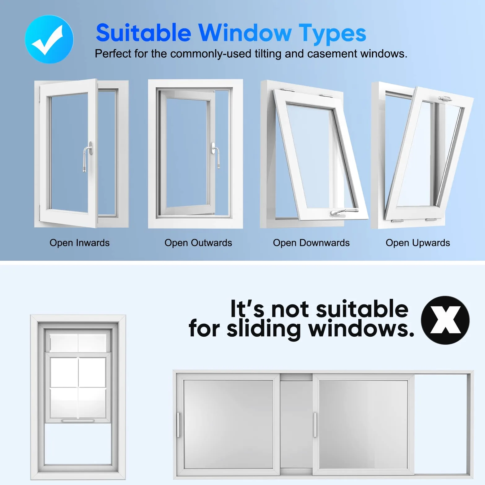 Kit Ventana Aire Acondicionado Portatil, Adaptador Ventana aire Acondicionado, Protector de Intercambio de aire de 300cm, Adecuada para Ventanas Abatibles, Claraboyas, sin Taladrar, Color Blanco