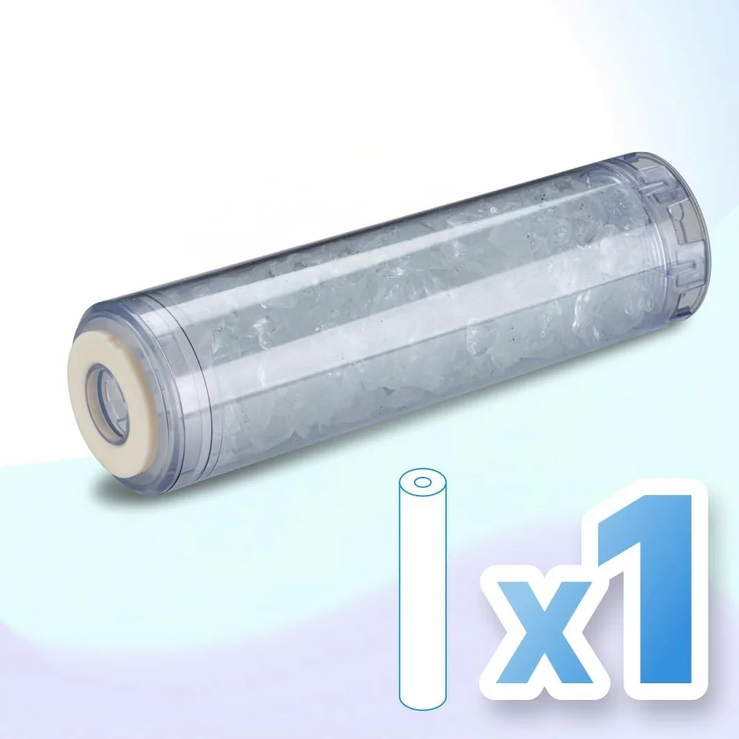 WK Cartucho filtrante con cristales anticalcare, attachi da 10"
