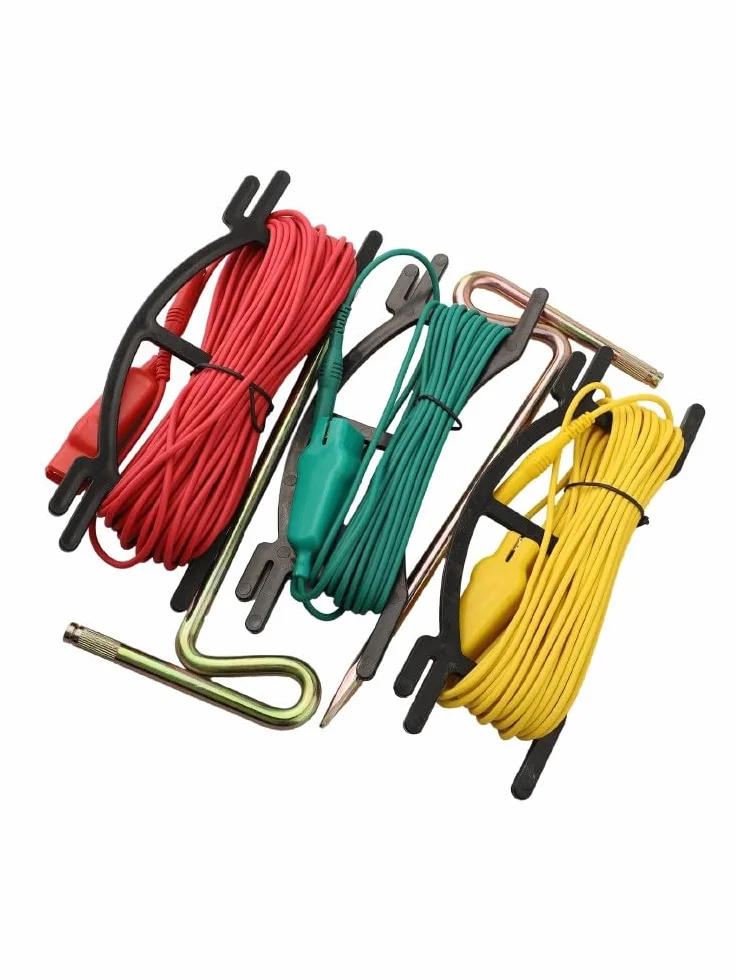 Medidor digital de resistencia a tierra megohmímetro DY4100 pantalla grande HD medición rápida protección seguridad