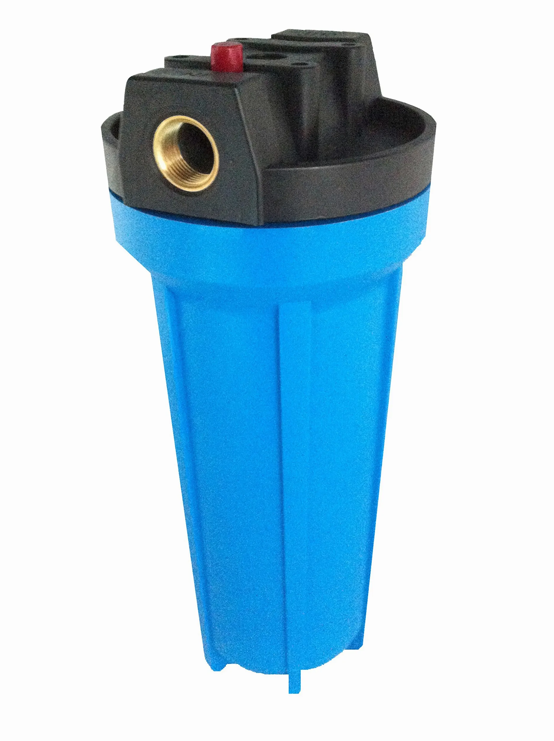 Caja del filtro de agua de 10 pulgadas Tazón azul de 3/4 puertos para todos los cartuchos de filtro de agua en 10 pulgadas