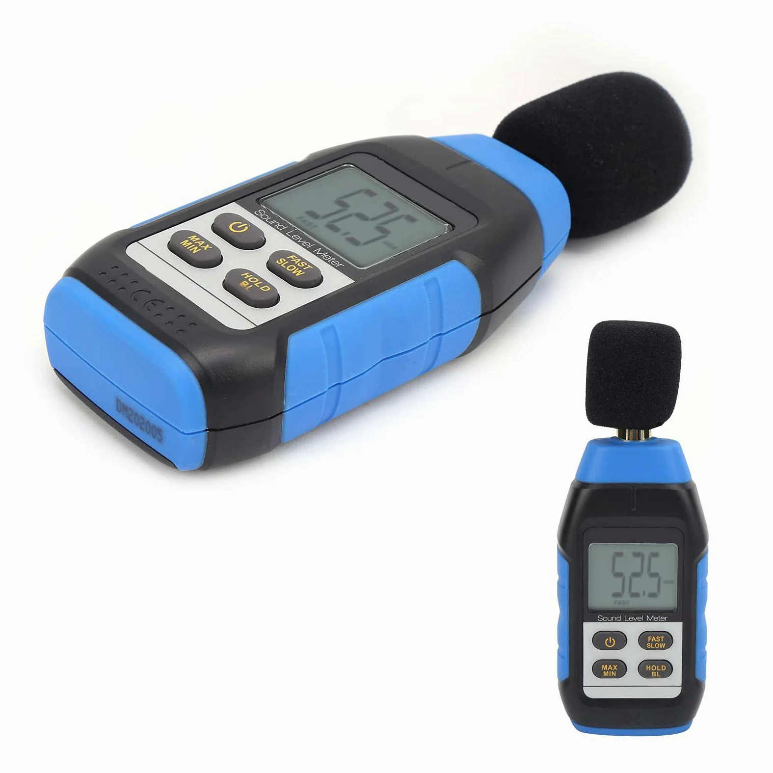 Medidor de Decibelios Portátil VMS-1, Probador de Ruido de Alta Precisión para Fábricas y Audio Doméstico, Plástico + Metal