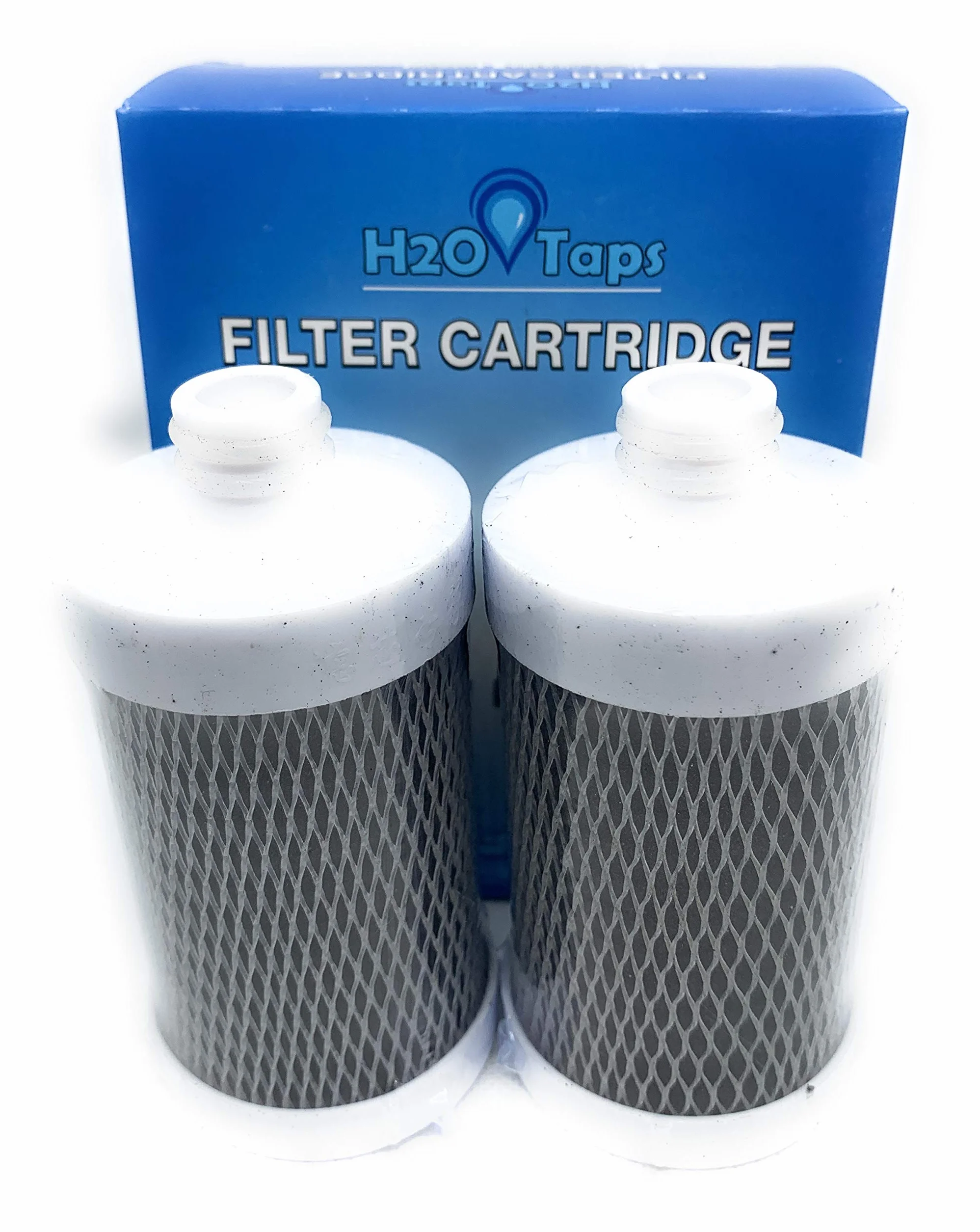 Cartucho de Filtro de Agua para Grifo | Cartucho de Recambio para Sistema de Filtración de Agua en Grifos (Pack de 2 Unidades) | Filtrado de Grifos de Cocina (Pack x2) para 6 Meses