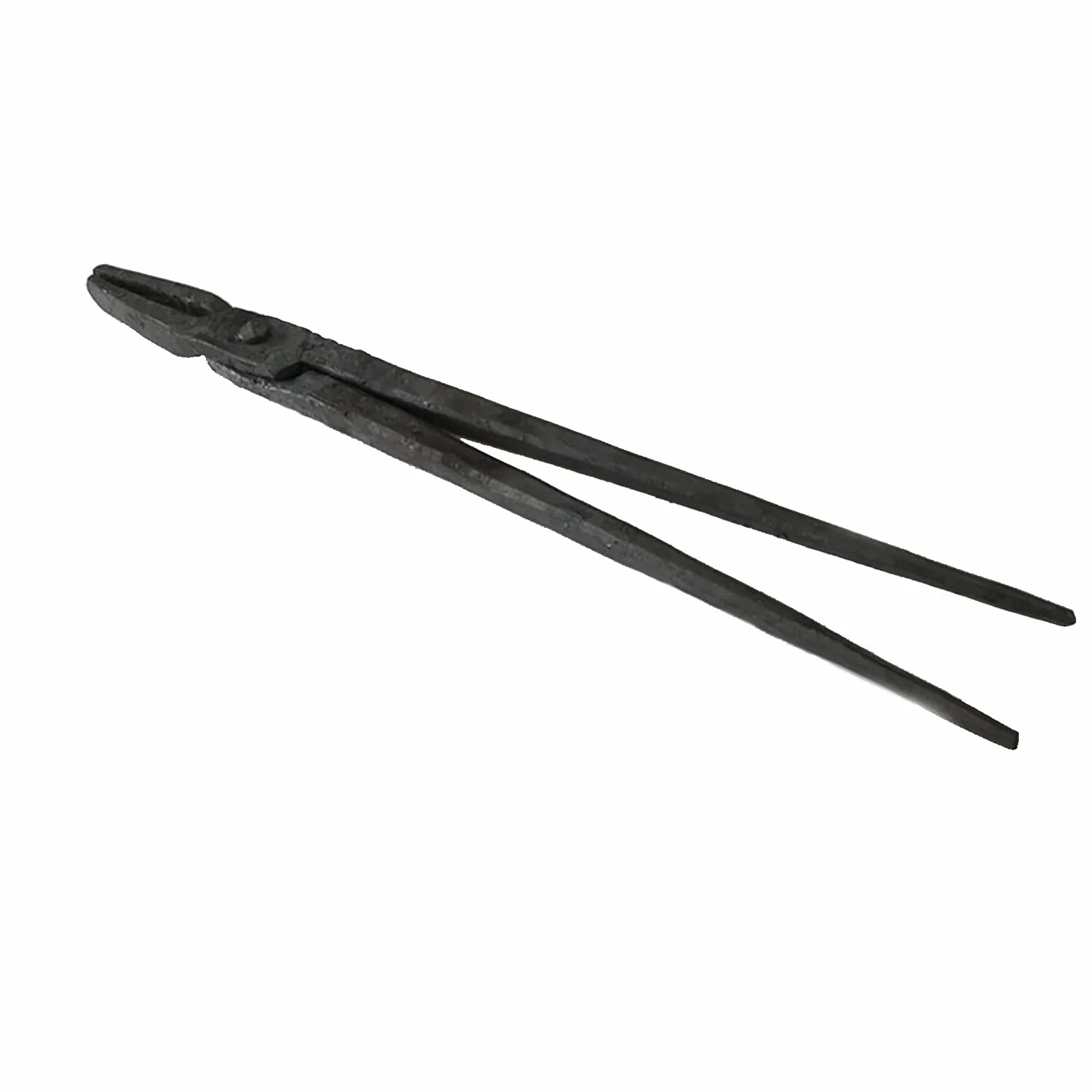 Tenaza de forja Pinzas planas Pinza de herrero 320mm 450g Pinzas de forja tornillo de banco yunque para la fabricación de cuchillos Forja del yunque del herrero herrero