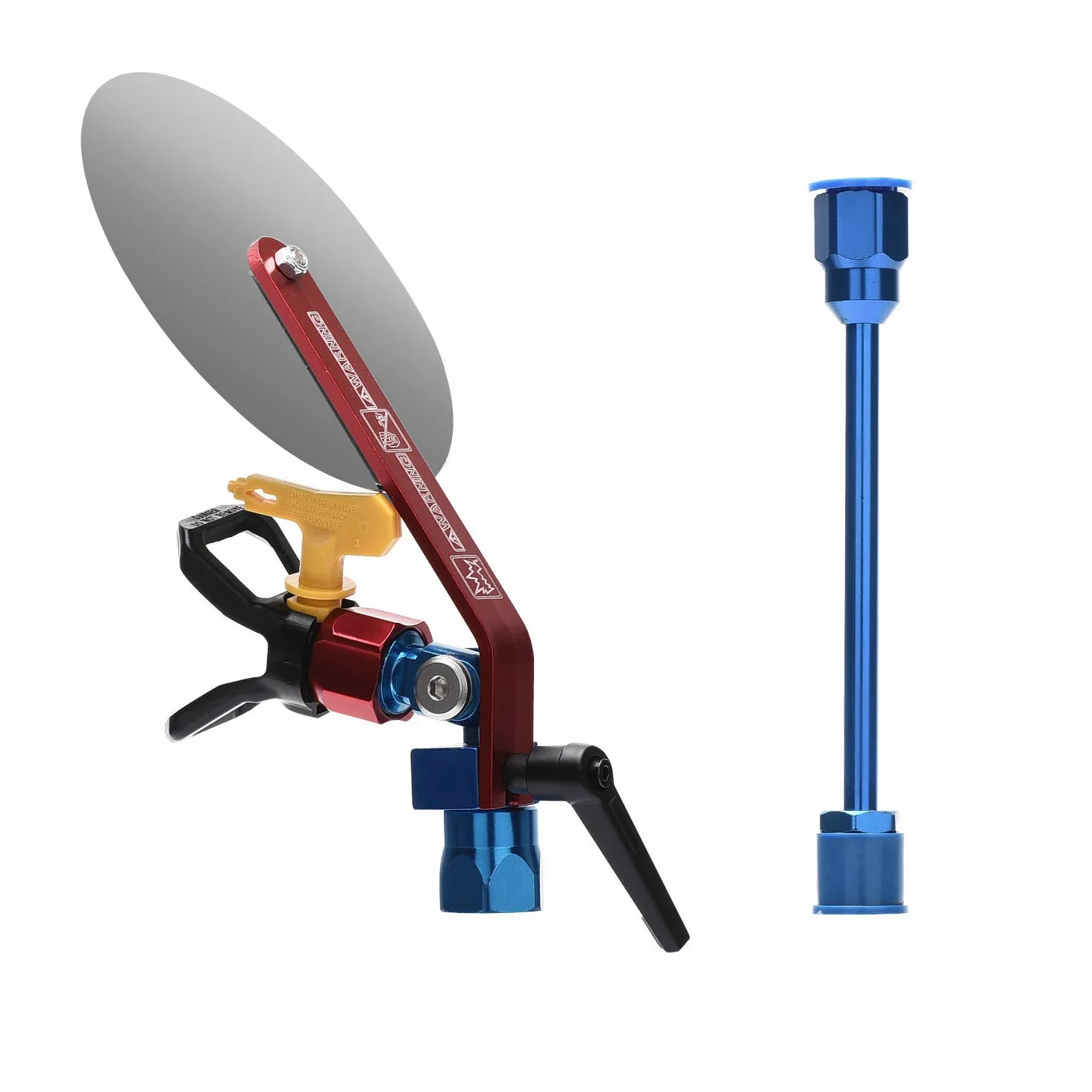Yolando Universal Herramienta de Guía de Spray de Pintura Airless con Extensión del Pulverizador y Protector de Punta y 517 Boquilla de Pistola de Pintura para Pistola de Pintura Airless