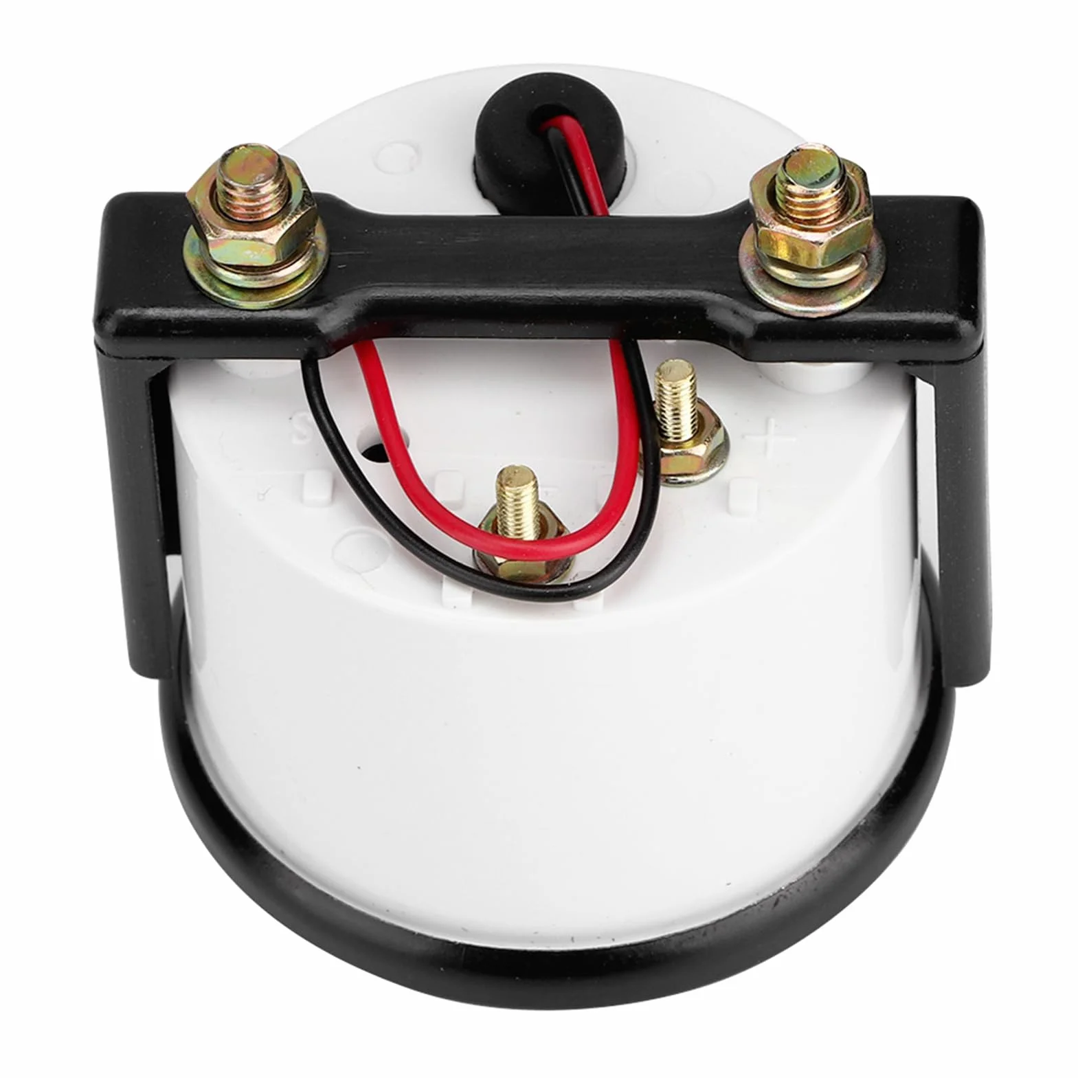 Voltímetro universal para coche 12 V, indicador de voltaje 2" (52 mm), rango 8-16 carcasa aleación aluminio, fácil instalación, compatible con sistemas alimentación automotriz