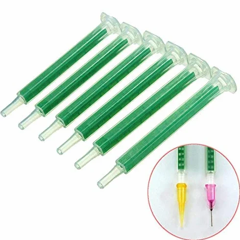 50Pcs F6-16 Green Ab Glue Tubo De Mezcla Boca Estática Sección 16 Boquillas