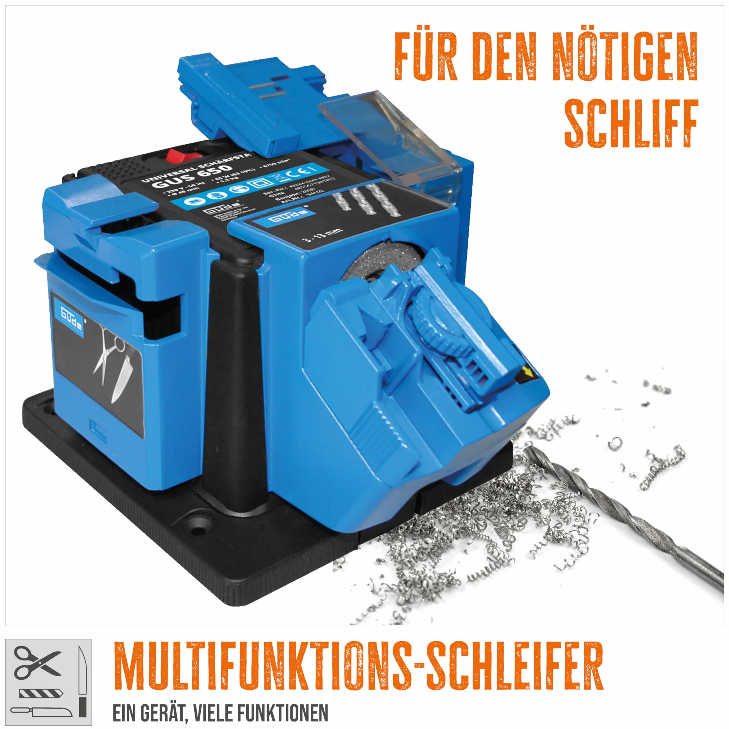 Güde GUS 650 Universal Bohrer Schärfestation