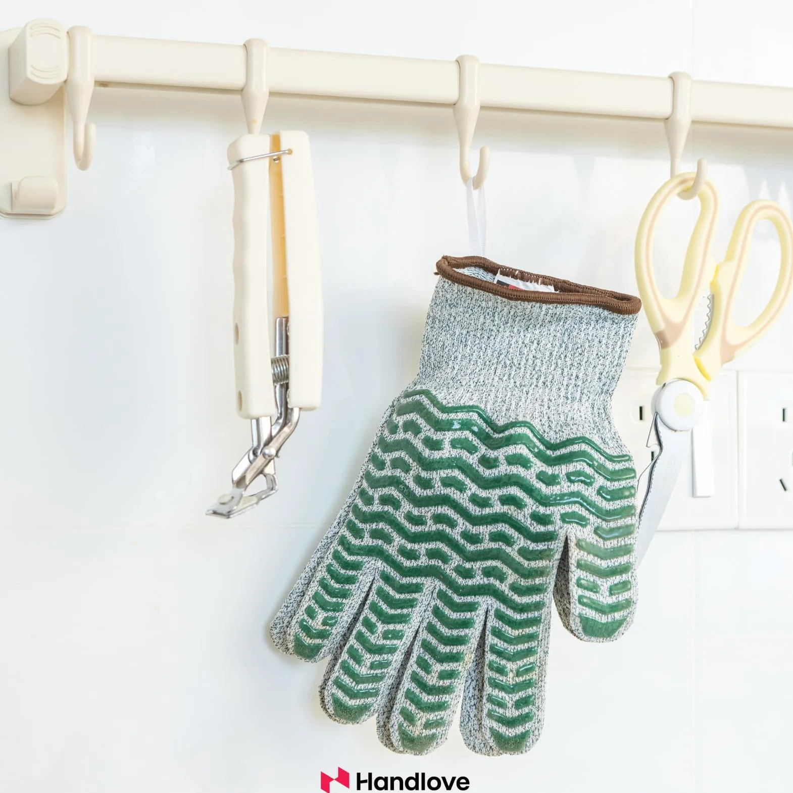 HandLove Guantes resistentes a los cortes, guantes de corte de silicona antideslizante, protección de nivel 5, grado alimenticio para cocina, corte de carne, descascarillado de ostras, mandolina