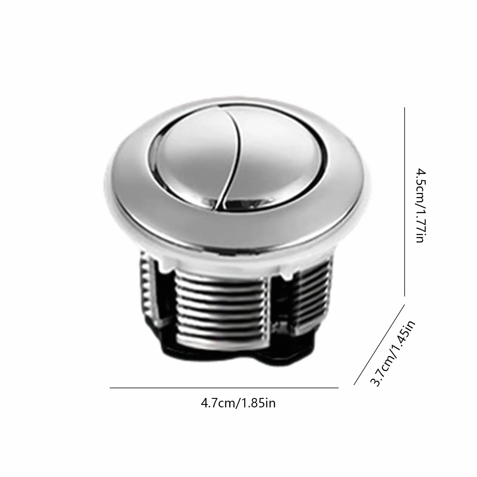 Boton Descarga Inodoro Doble Cabeza, Kit Universal Ajustable Reemplazo Tanque WC