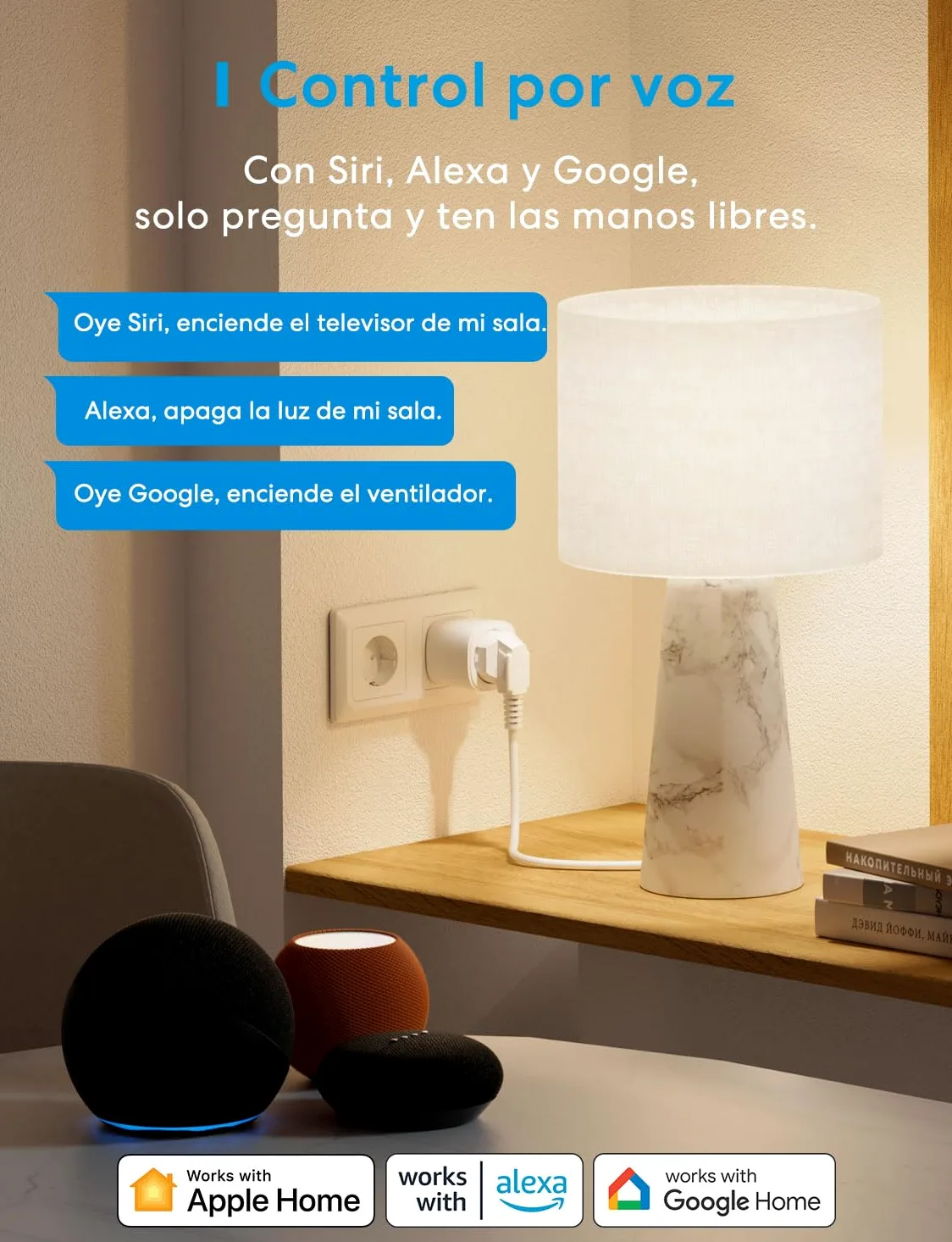 Meross Enchufe Inteligente Matter con Consumo de Energía, 16A Enchufe Inteligente Mide Producción de Paneles Solares Fotovoltaicos, Soporte para Apple Home, y Google Home, Control Remoto y Voz, 2PC