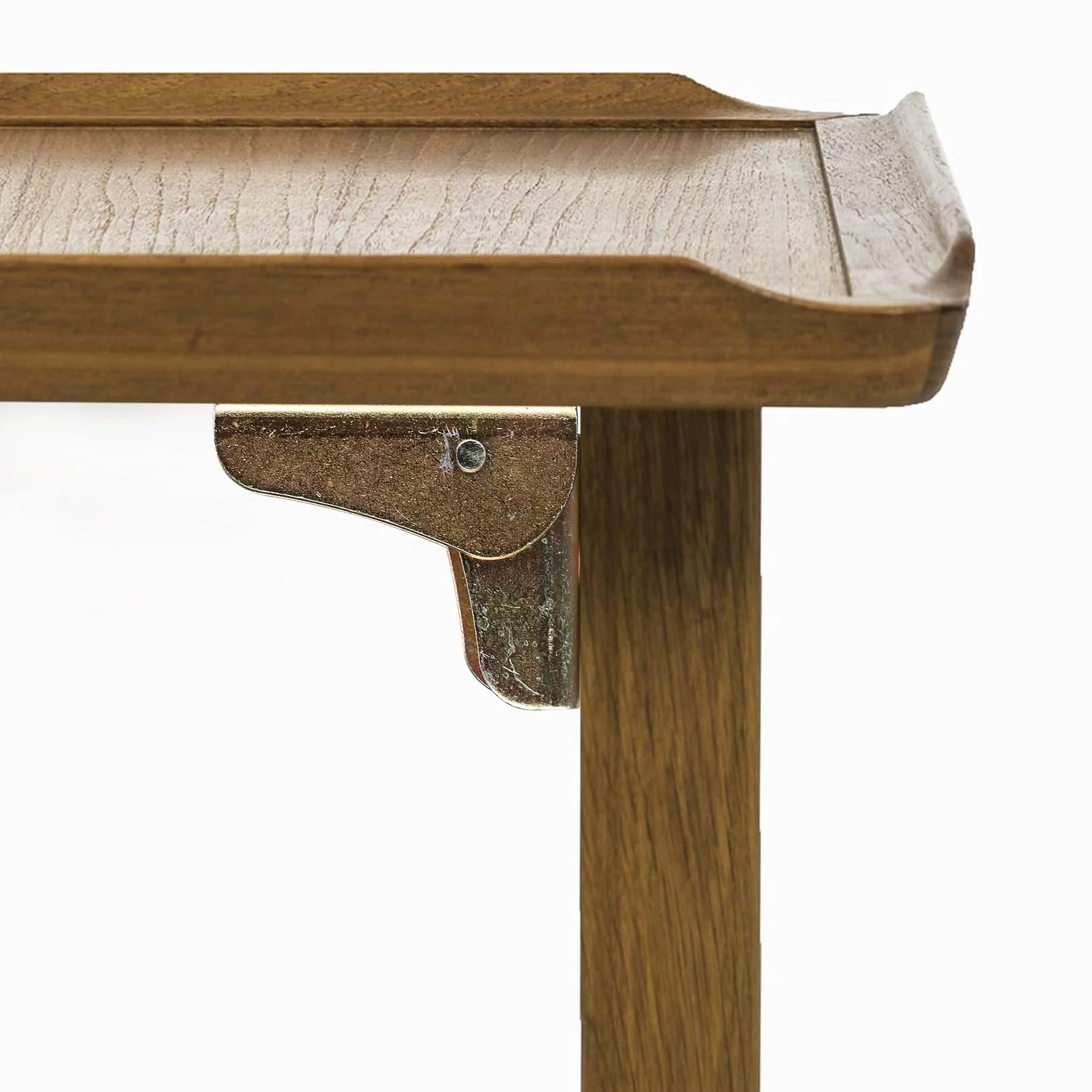 4 x Patas de Mesa Plegables con Bloqueo, Articulación de 90 grados con Auto Seguro, Soporte Plegable para Piernas de Mesa, Bisagras Plegables para Placas de Mesa, Cama, Armarios