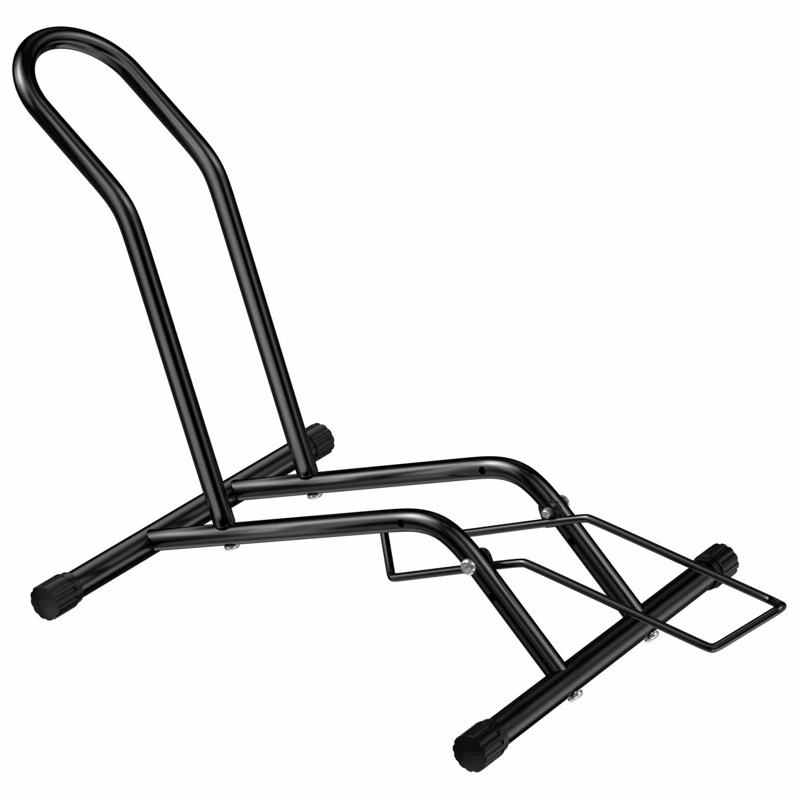 1 Pieza Soporte Bicicleta, Soporte Bici Suelo, Aparcamento Bicicleta, Soporte de Bicicleta Independiente, Soporte para Estacionamiento de Bicicletas para Rueda Delantera o Trasera(Negro)